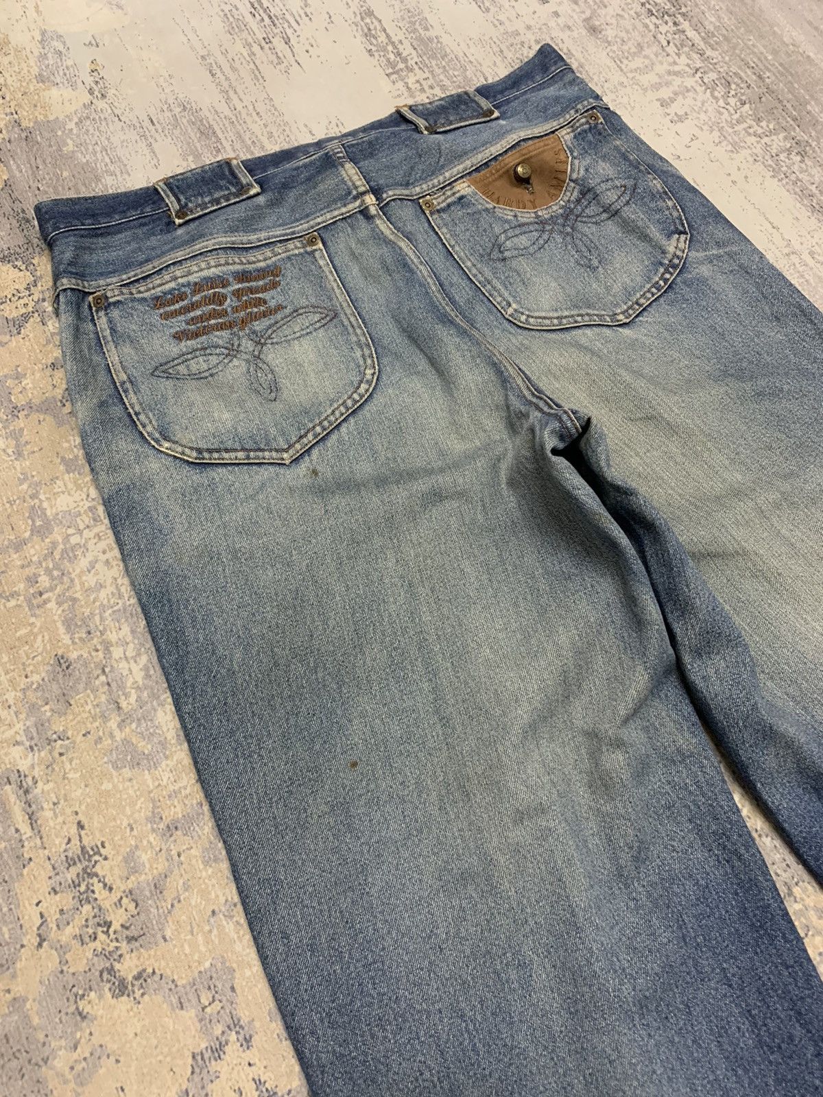 Hysteric Glamour Vintage Japanese Brand Distressed Baggy Style Jeans 36x28 Size US 36 / EU 52 - 12 Thumbnail