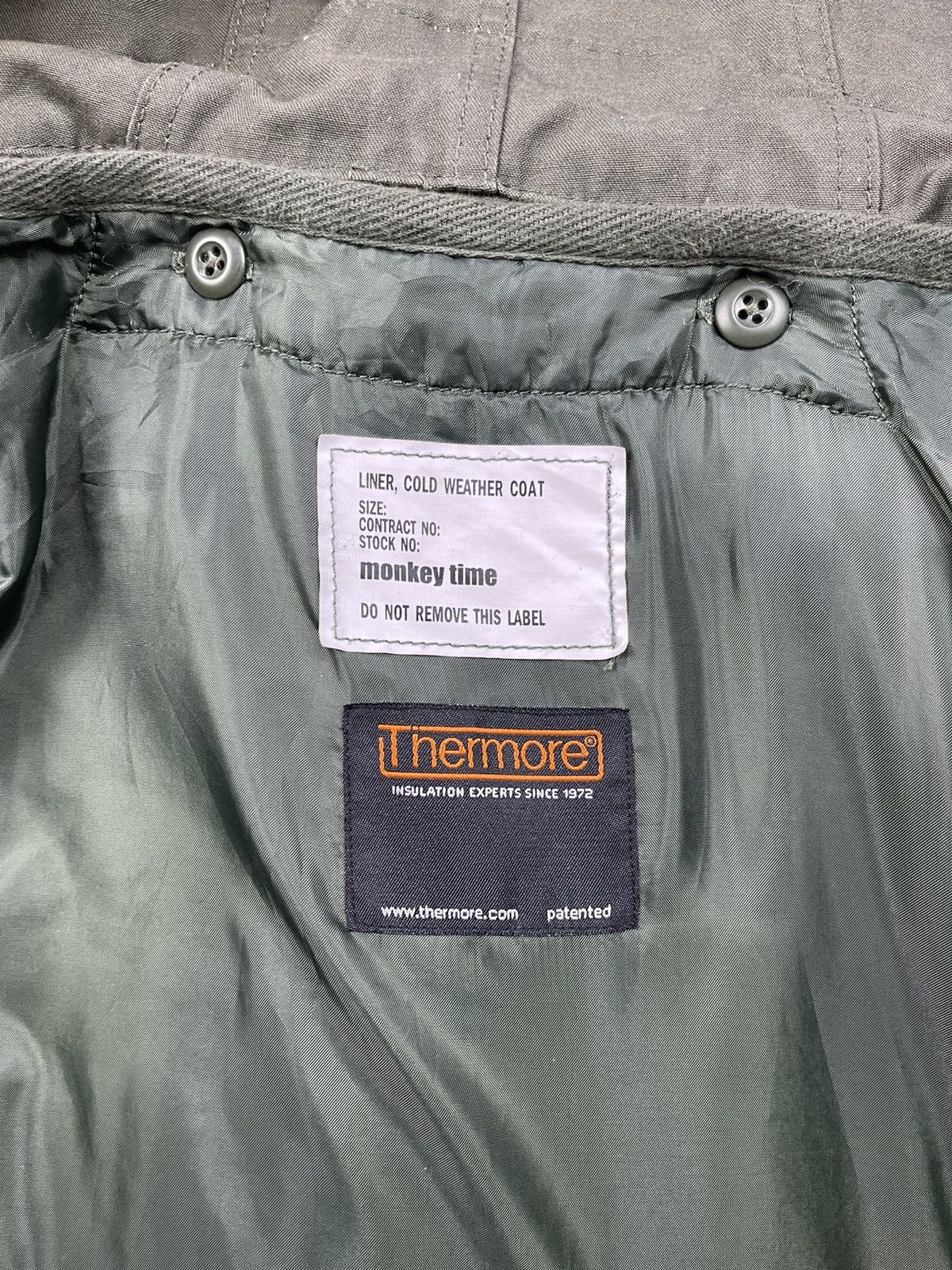 monkey time Monkey Time Thermore Military Extreme Cold Weather Parka Size US L / EU 52-54 / 3 - 16 Thumbnail