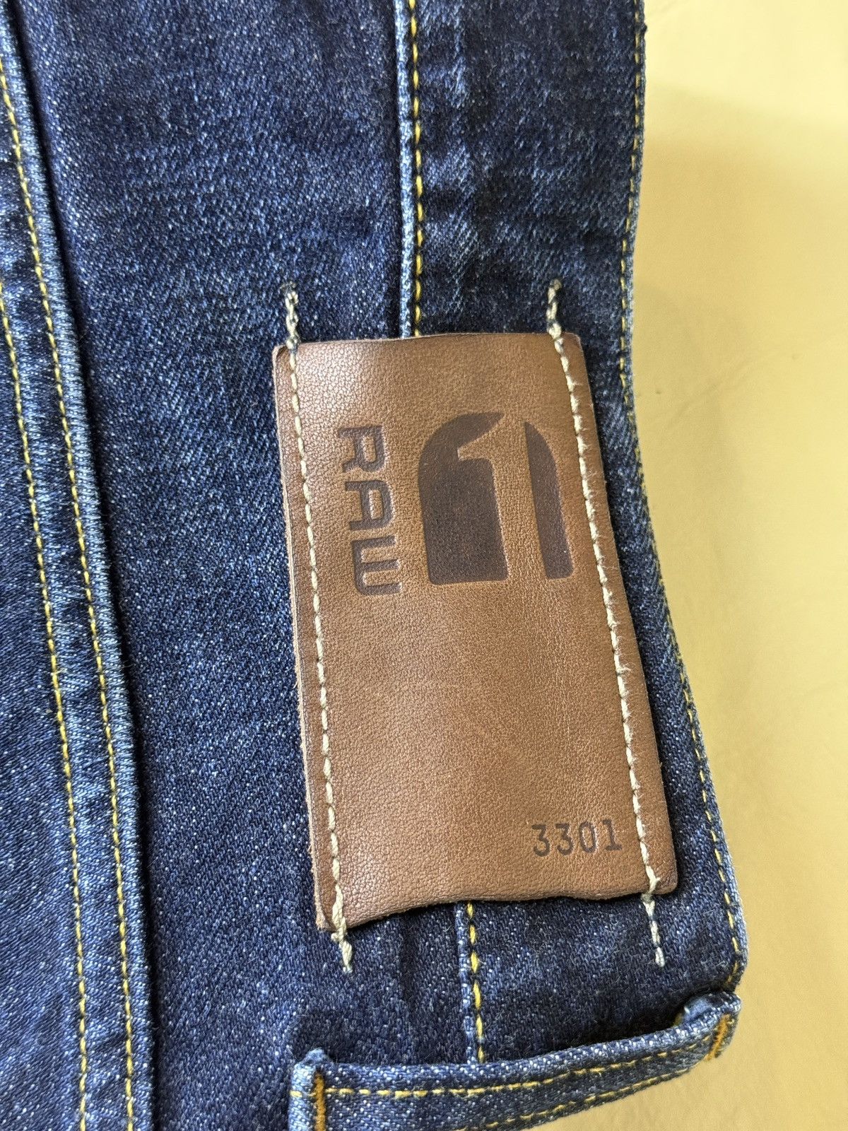 G-Star G Star Raw 3301 Denim Jeans Indigo Blue Size US 32 / EU 48 - 3 Thumbnail