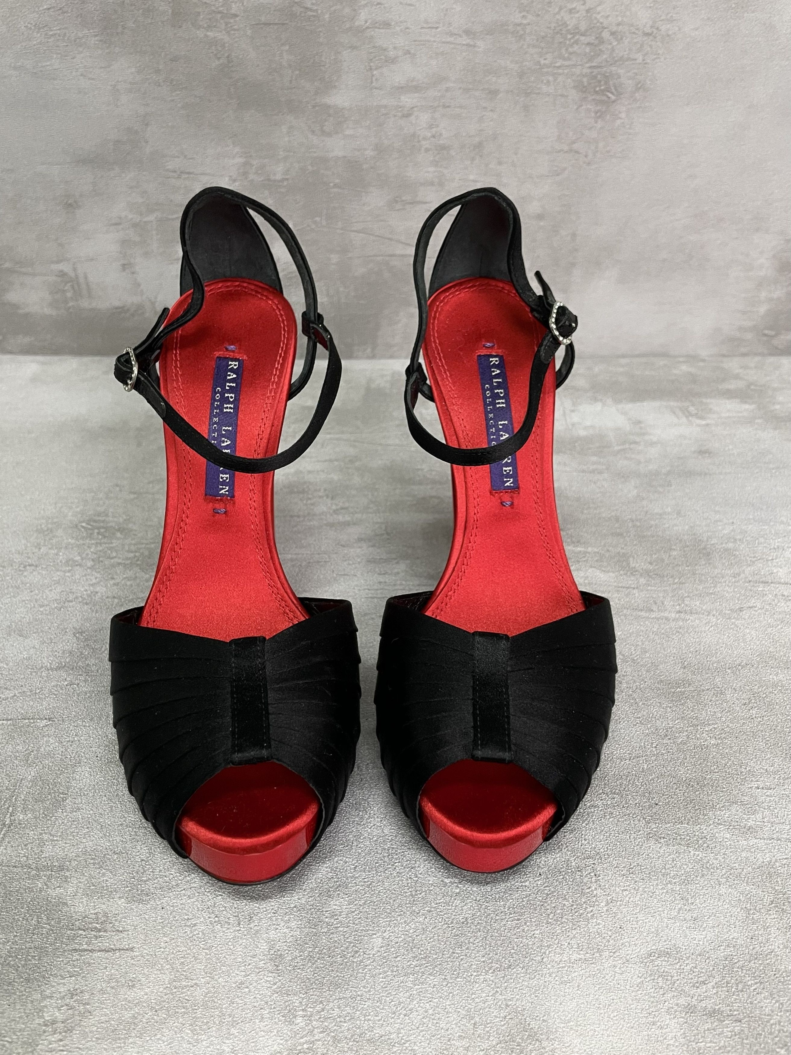 Ralph Lauren Ralph Lauren Black 125mm Platform High Heels Size US 4.5 / IT 34.5 - 6 Thumbnail