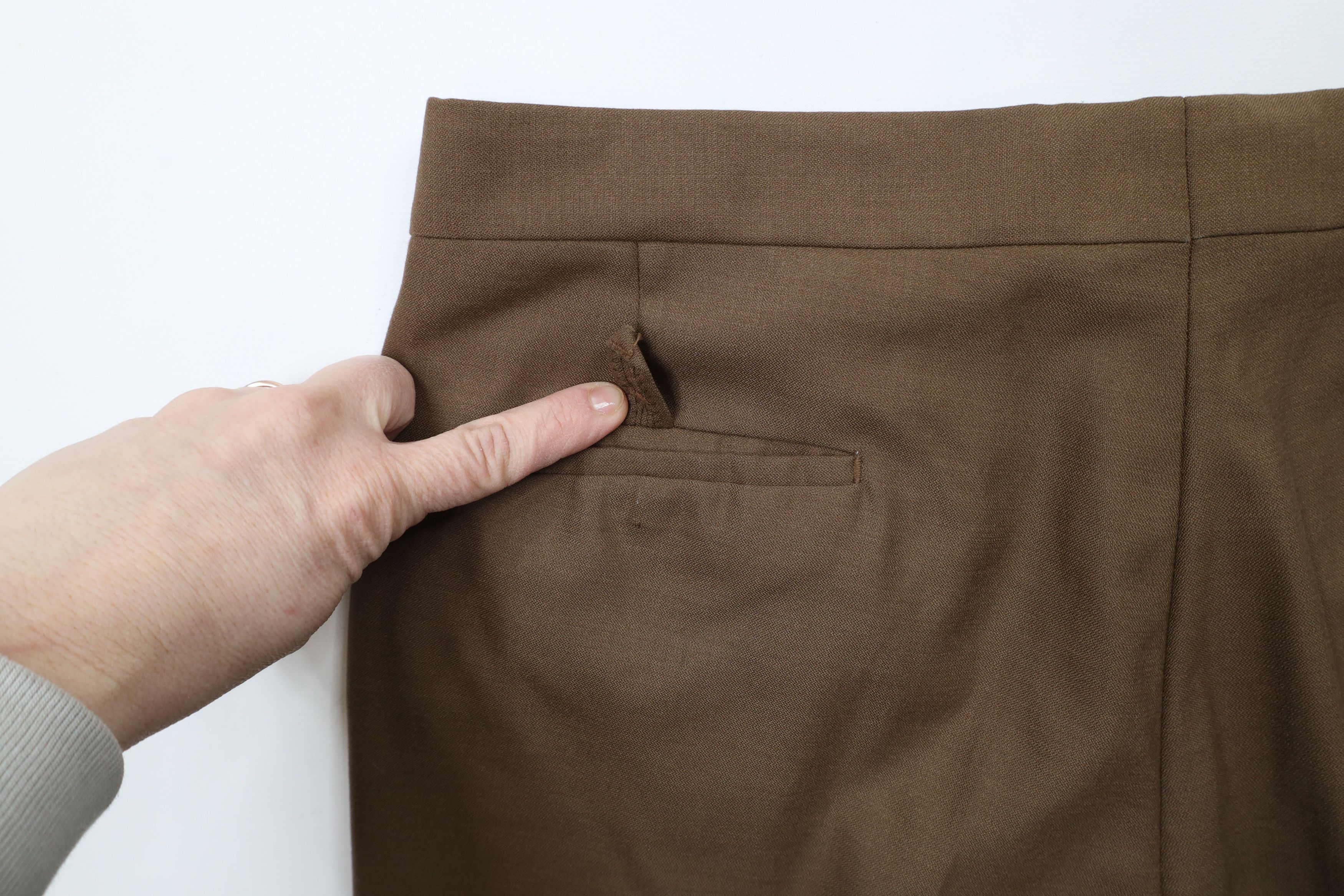 Vintage Vintage 70s Streetwear Flared Wide Leg Chino Pants Brown Size US 32 / EU 48 - 8 Thumbnail