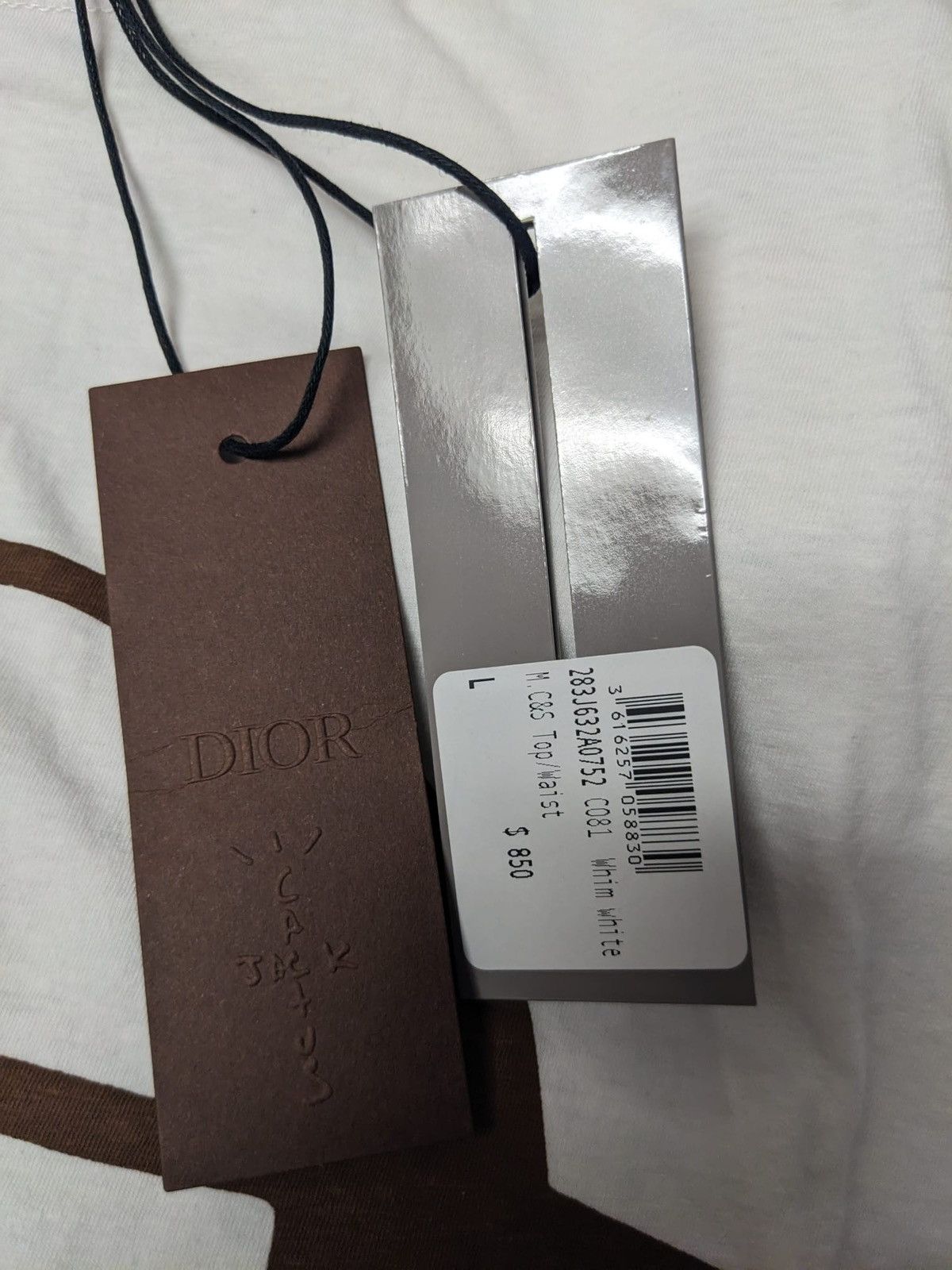 Dior CHRISTIAN DIOR X CACTUS JACK OVERSIZED T-SHIRT L WHITE Size US L / EU 52-54 / 3 - 7 Thumbnail