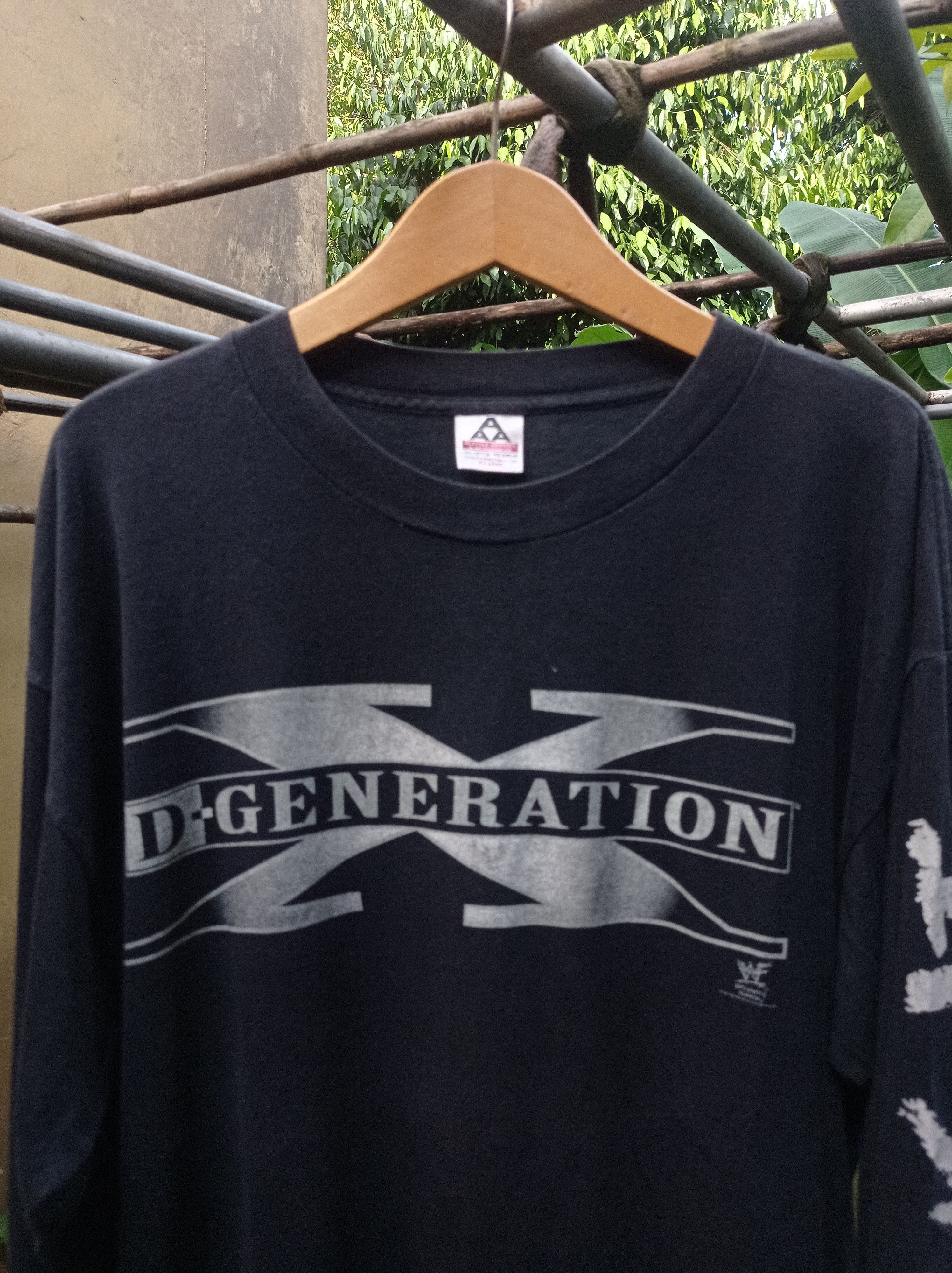 WWF Vintage wwe wwf dx generation longsleeve t-shirt Size US XL / EU 56 / 4 - 2 Thumbnail