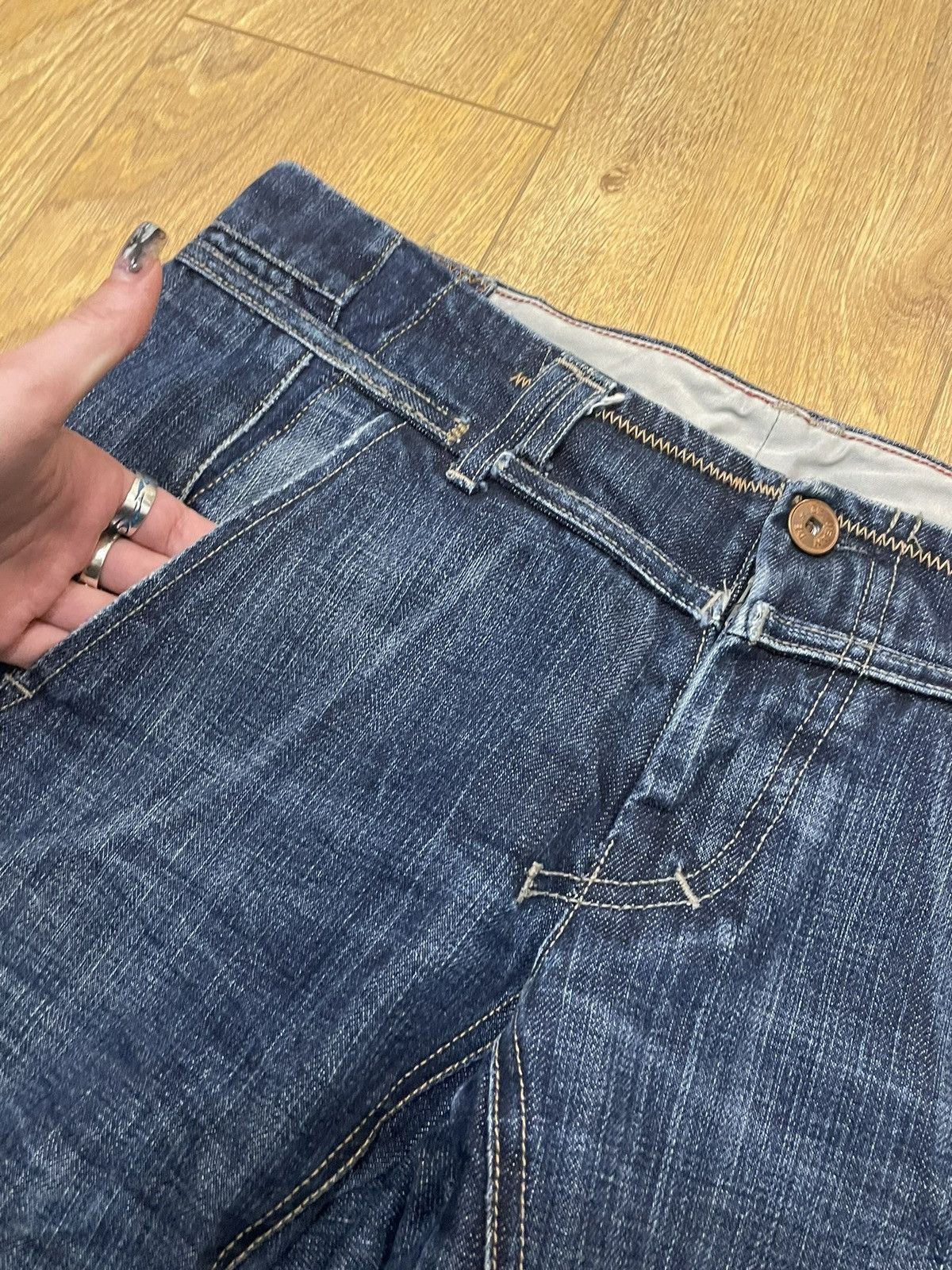 Marithe + Francois Girbaud × Vintage Marithe Francois Girbaud rare designer denim Italy Size US 29 - 6 Thumbnail