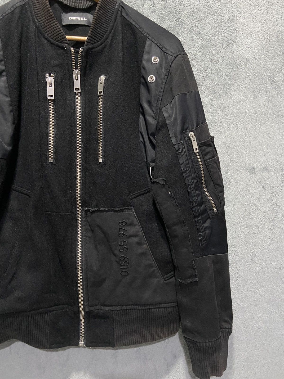Diesel Diesel Wool Bomber Jacket Size US M / EU 48-50 / 2 - 5 Thumbnail