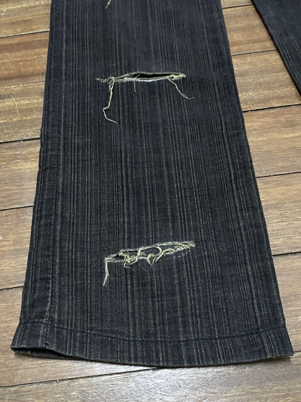 14th Addiction × Japanese Brand × semanticdesign Very Rare Vintage Brand Semantic Design Flared Jeans 1990s Size US 32 / EU 48 - 5 Thumbnail