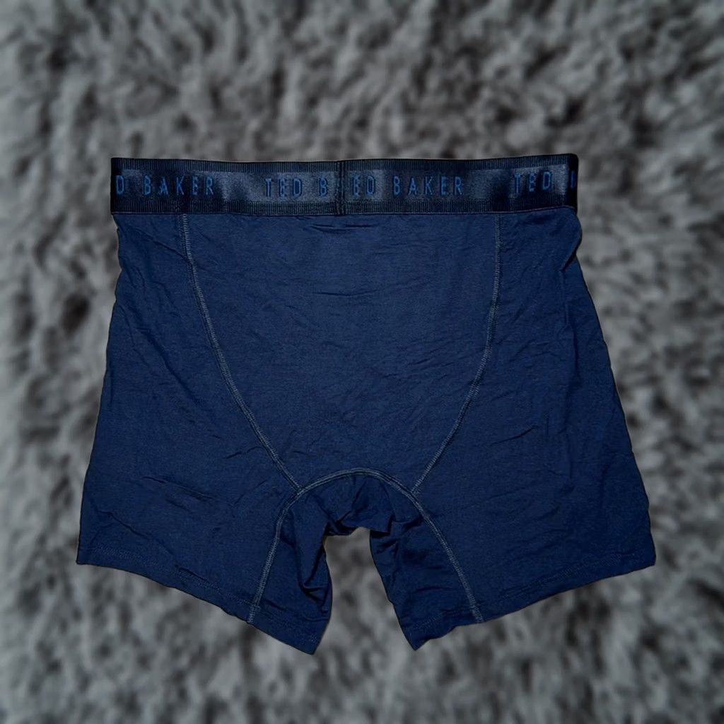 Ted Baker TED BAKER Boxer Brief Premium Soft Modal - Small Men Underwear Regular Blue Size 36R - 1 Thumbnail