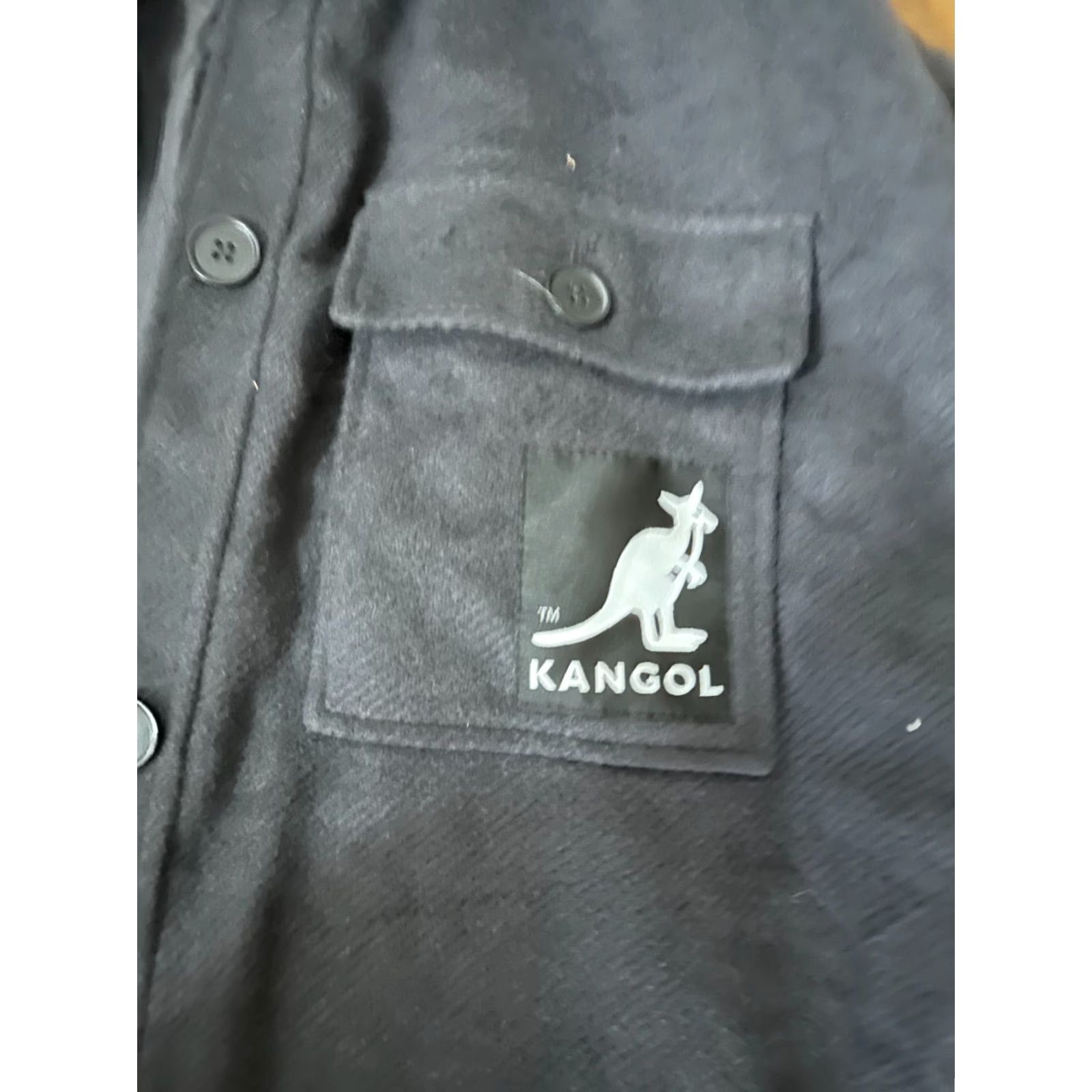 Kangol Kangol x H&M Shacket Oversize Shirt Jacket Size S Charcoal Gray Mens Shirt Jacket Shacket Kangol x H&M Brand Kangol x H&M Shacket Size US M / EU 48-50 / 2 - 3 Thumbnail