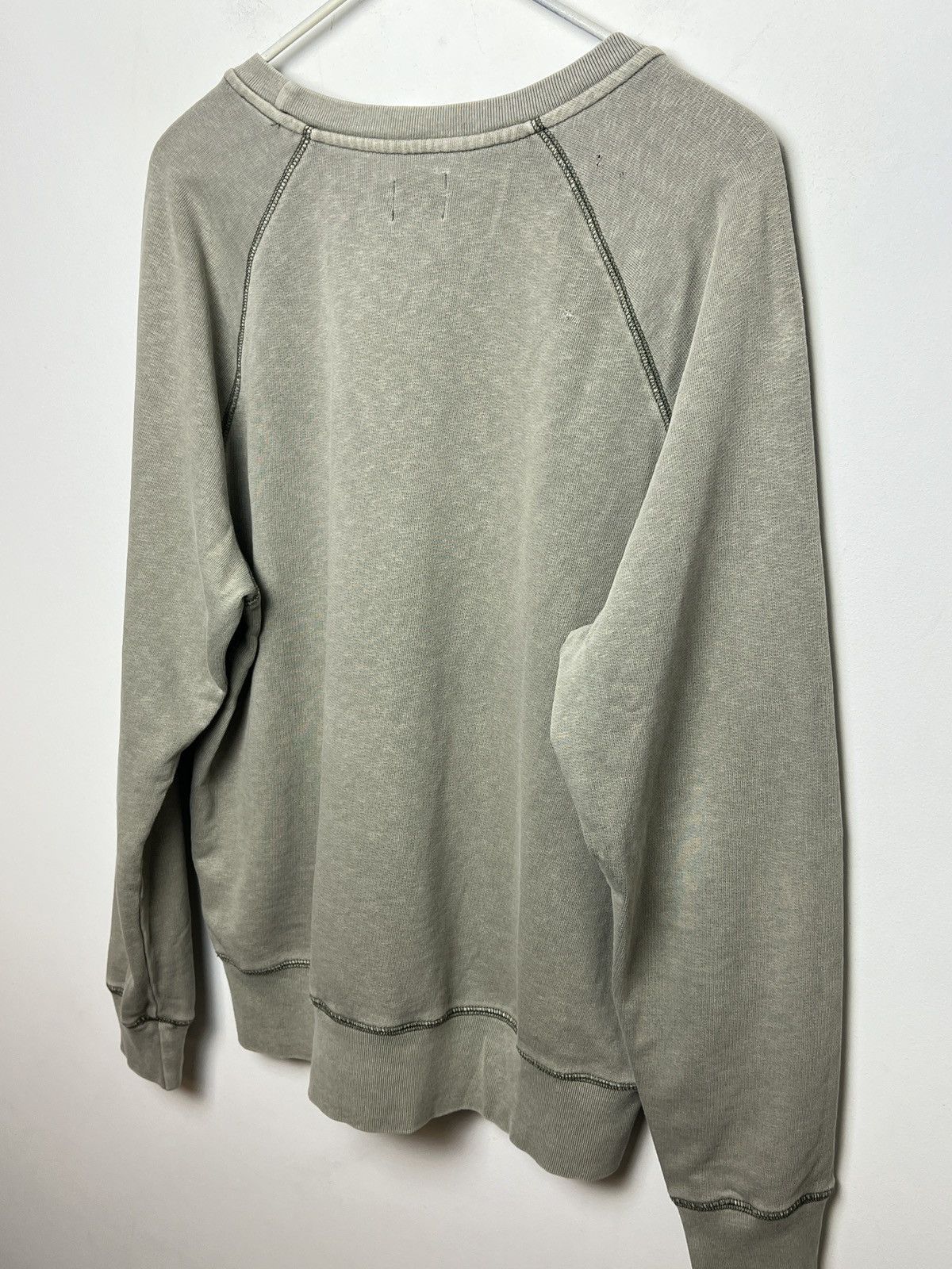Acne Studios acne y2k washed green crewneck sweatshirt Size US M / EU 48-50 / 2 - 8 Thumbnail