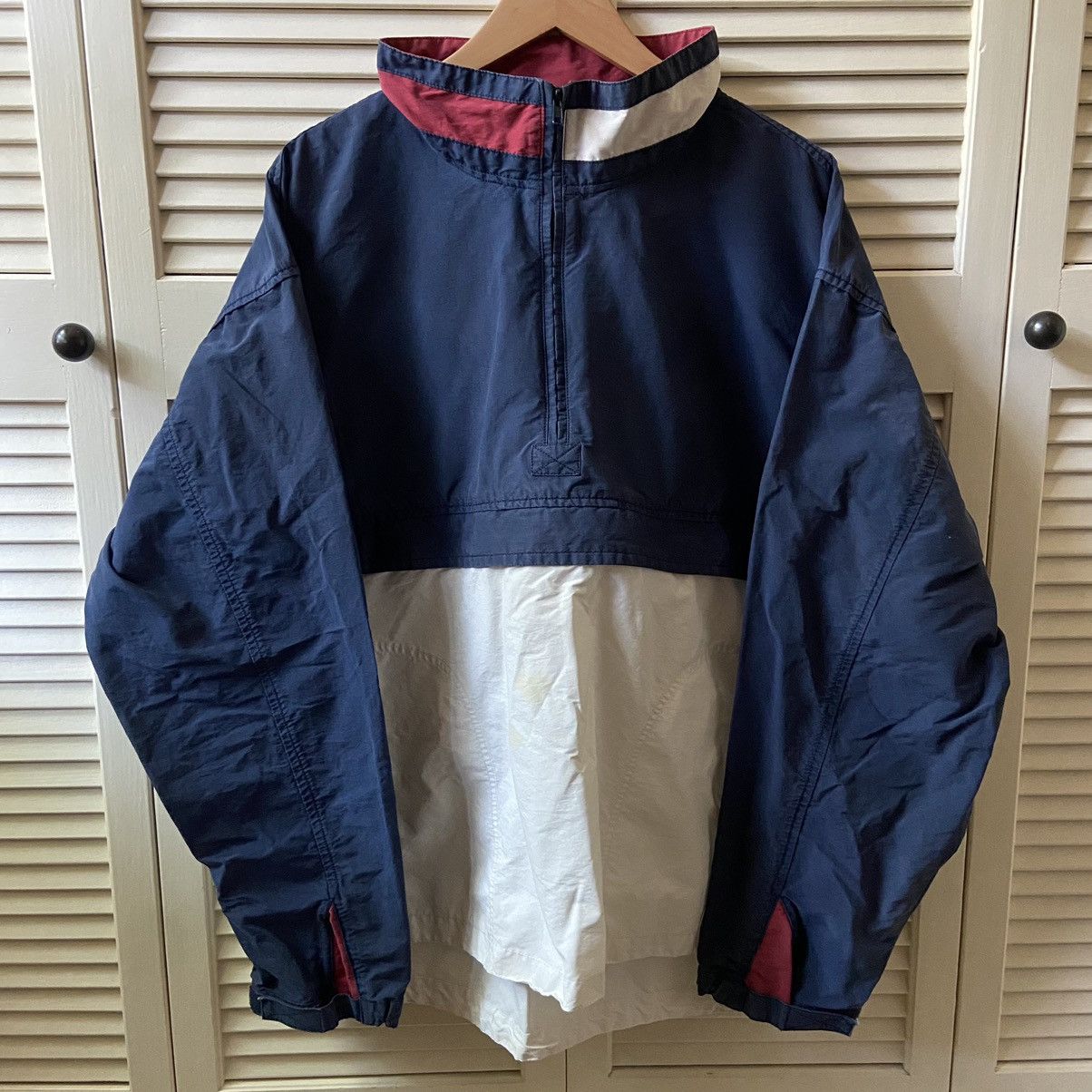 Vintage 90's Tommy Hilfiger Color Block Windbreaker Jacket
