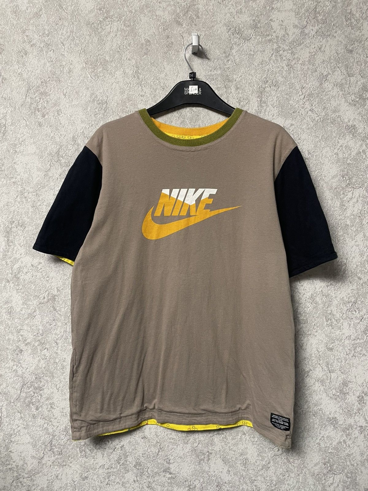 Nike Vintage Nike 2 Sides Reversible T-Shirt Y2K Size US M / EU 48-50 / 2 - 1 Thumbnail