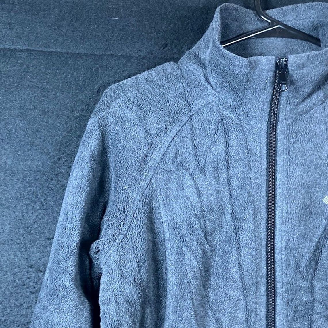 Vintage Columbia Womens Jacket Charcoal Fleece Full Zip Long Sleeve Zipped Pockets M Size M / US 6-8 / IT 42-44 - 4 Thumbnail