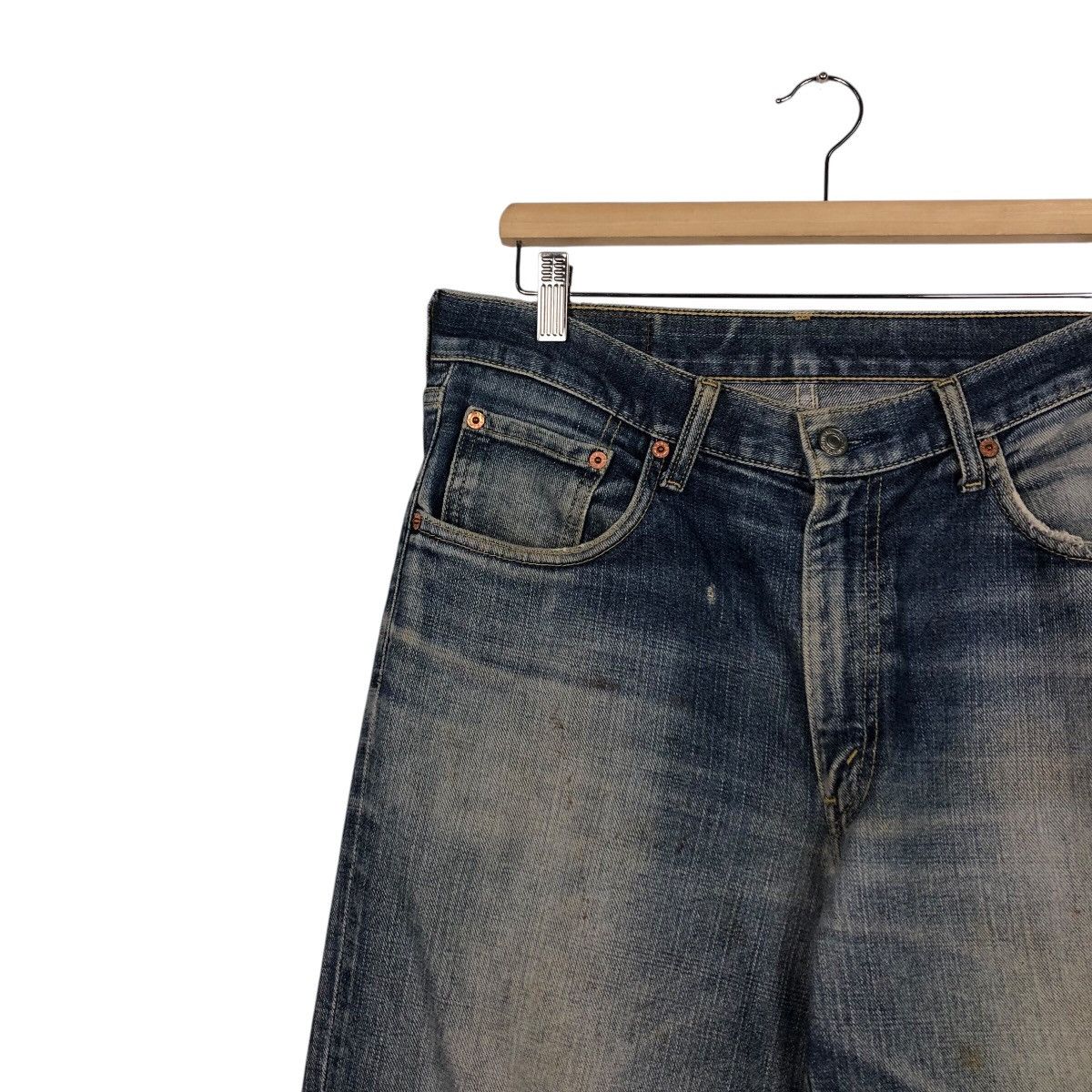 Levi's 📌Vintage Levi's Lot 533 Denim Jeans Worker Wear Size US 34 / EU 50 - 8 Thumbnail