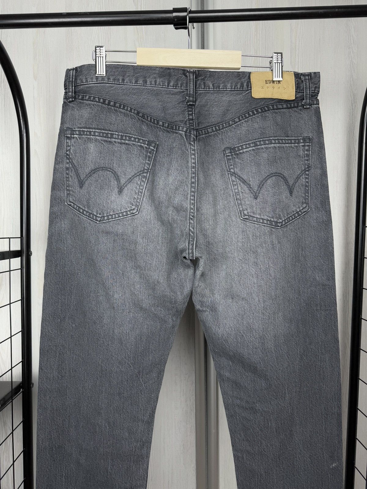 Edwin Edwin Made in Japan Slim Tapered White Selvedge Denim Jeans Size US 32 / EU 48 - 7 Thumbnail