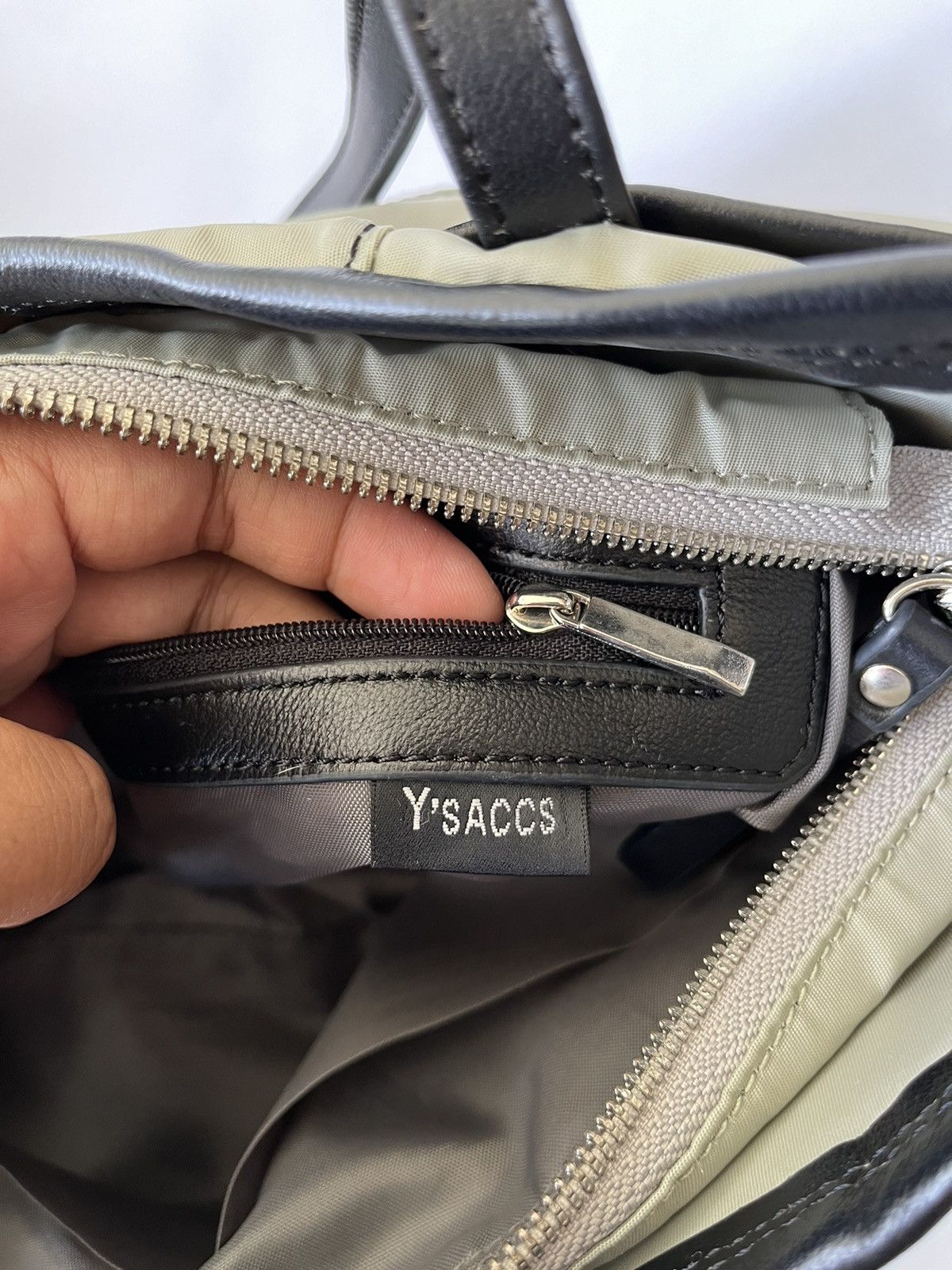 Yohji Yamamoto Y’SACCS by Yohji Yamamoto Nylon Leather Water Proof Size ONE SIZE - 11 Thumbnail