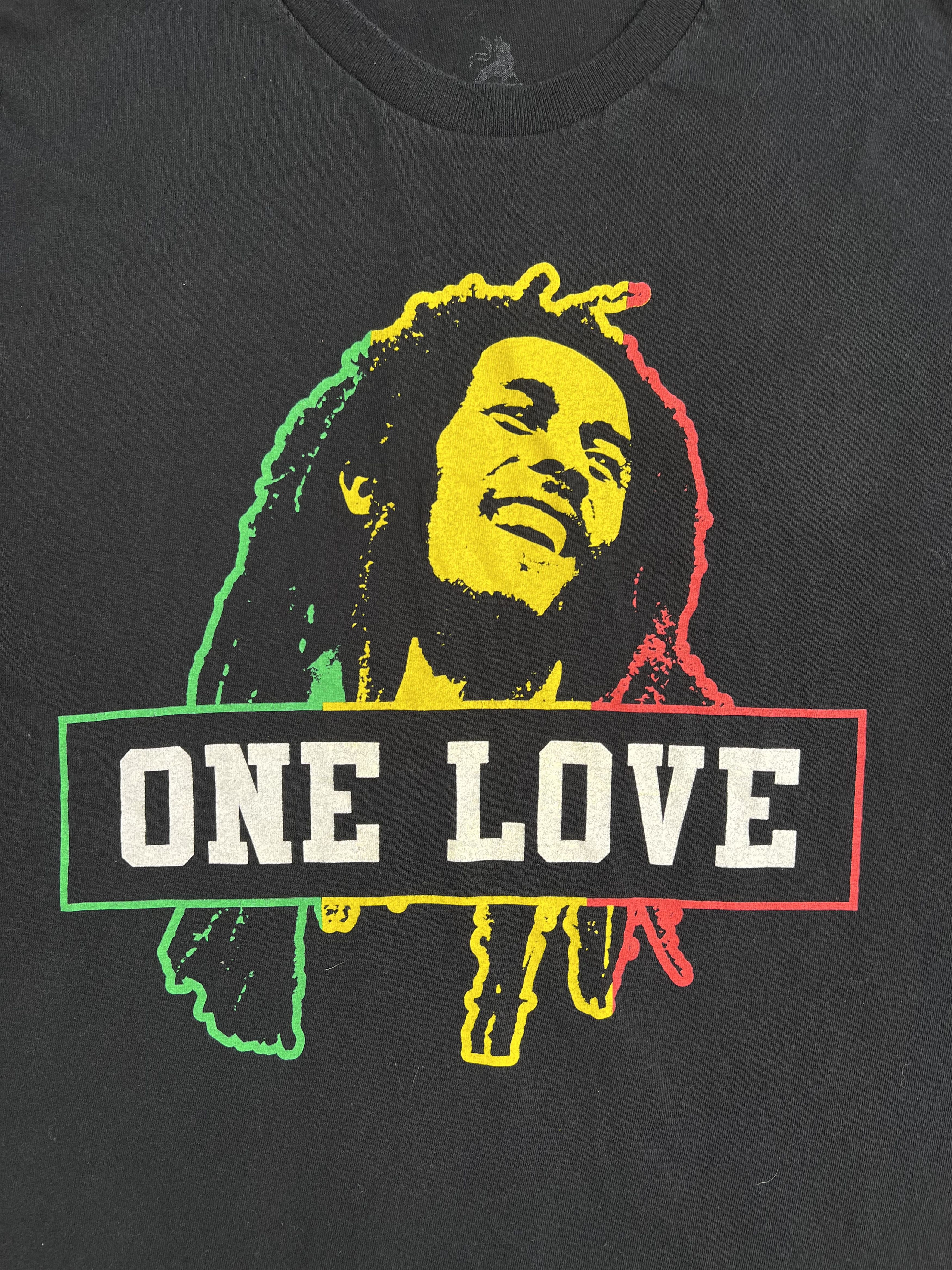 Band Tees × Bob Marley × Vintage BOB MARLEY ONE LOVE VINTAGE T-SHIRT Size US M / EU 48-50 / 2 - 2 Thumbnail