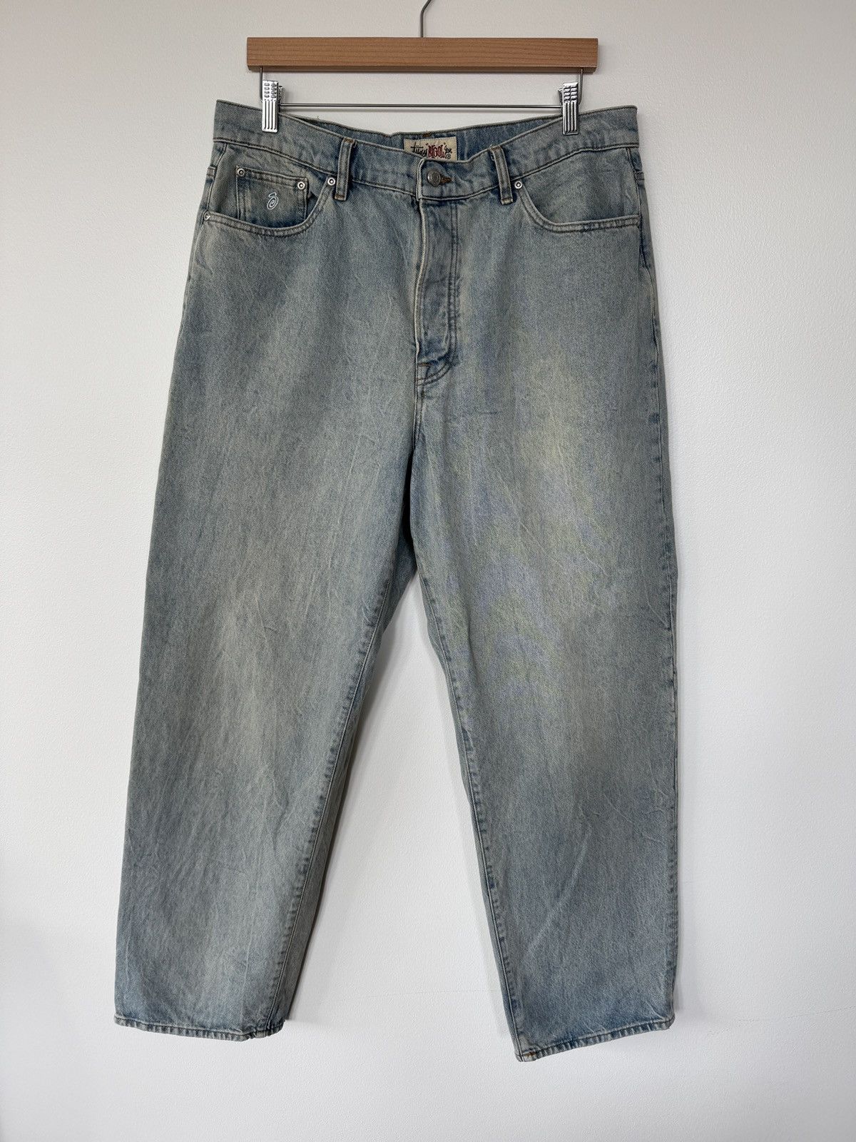 Stussy FW22 SS-Link STUSSY BIG OL JEANS STONE WASH. | Grailed