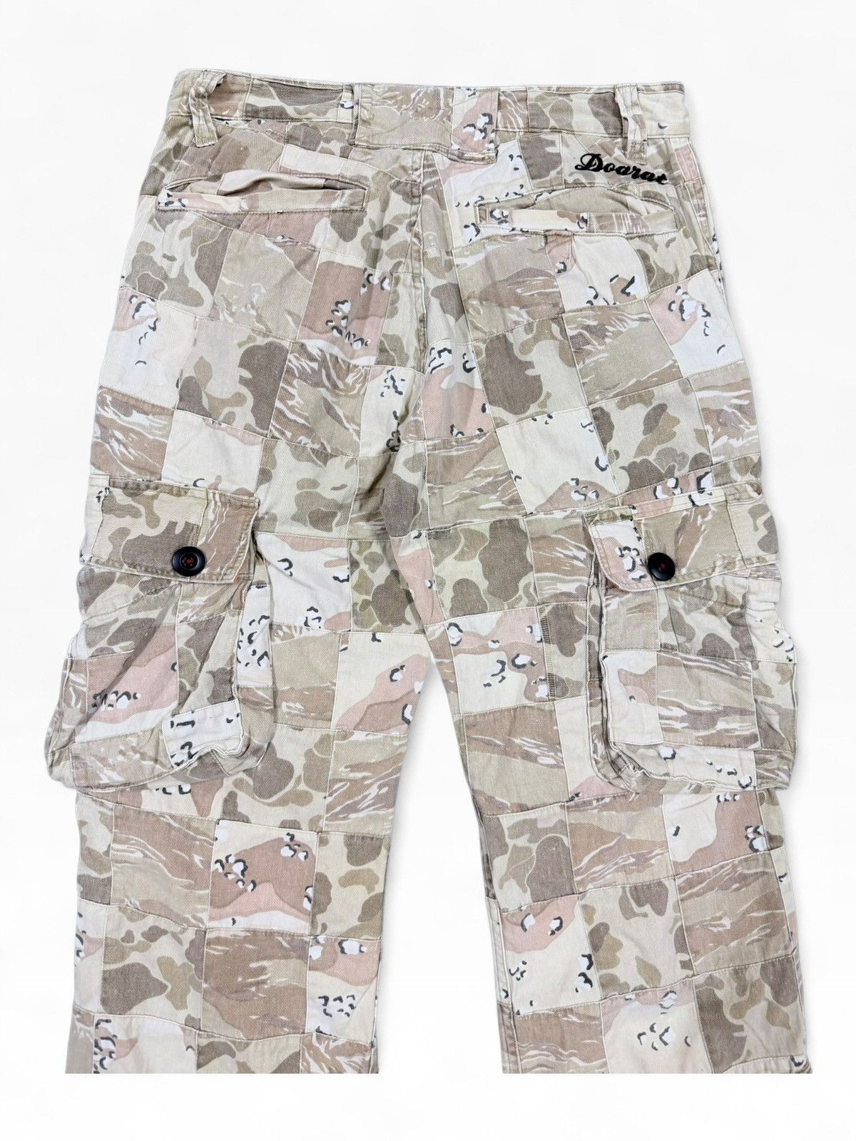 GOODENOUGH Vtg🔥90’s Doarat All Camoflauge Patchwork Multipocket Cargo Size US 33 - 11 Thumbnail
