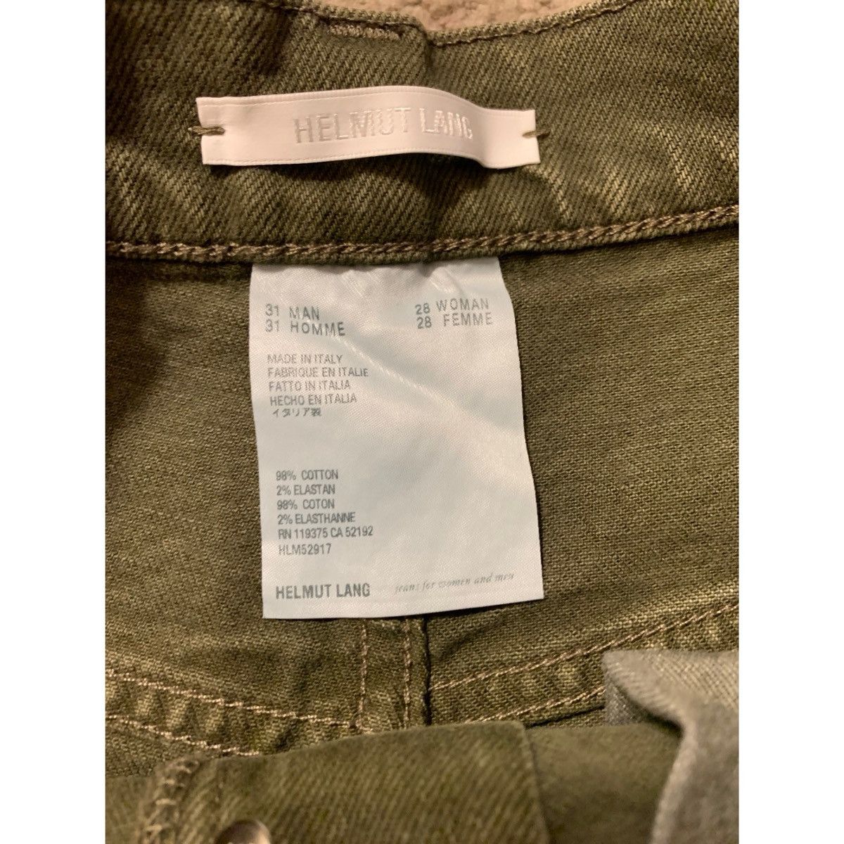 Helmut Lang HELMUT LANG STRAP JEANS Size US 31 - 23 Thumbnail