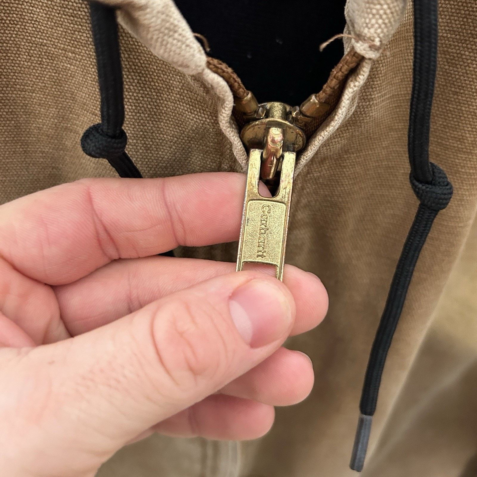 Carhartt Carhartt Sandstone Quilted Hooded Active Jacket “Brown” J130 Size US S / EU 44-46 / 1 - 10 Thumbnail