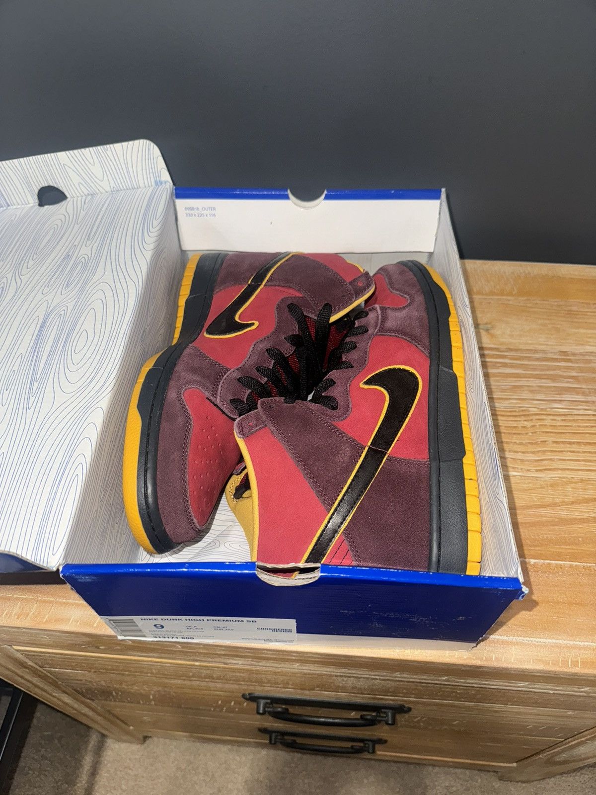 Nike Nike Sb Dunk High Iron Man 2010 Release Size US 9 / EU 42 - 10 Thumbnail