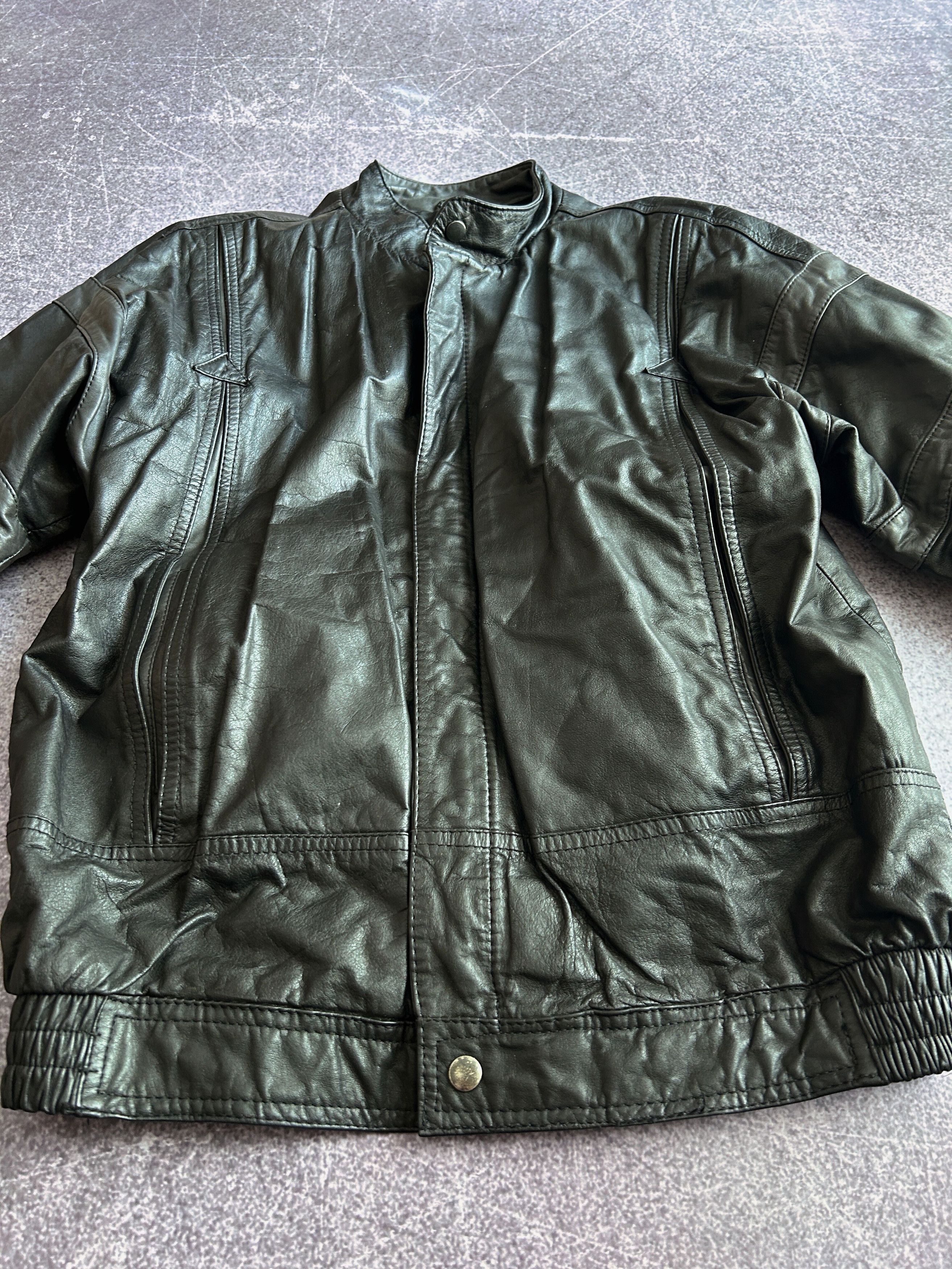 Other VTG Yohji Yamamoto Style REAL LEATHER JACKET 90s Size US M / EU 48-50 / 2 - 6 Thumbnail
