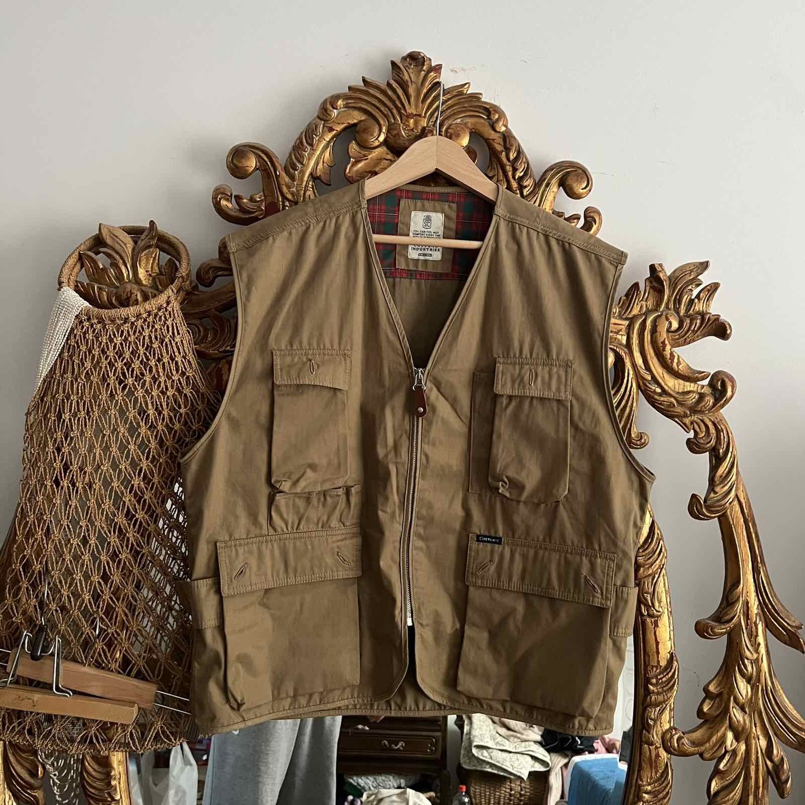 Vintage Vintage Hunting vest 90s Size US L / EU 52-54 / 3 - 1 Thumbnail