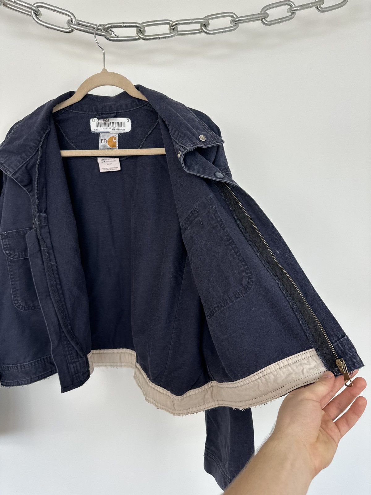 Carhartt Vintage Carhartt Flame Resistant USA Cropped Y2K Work Jacket Size US L / EU 52-54 / 3 - 15 Thumbnail