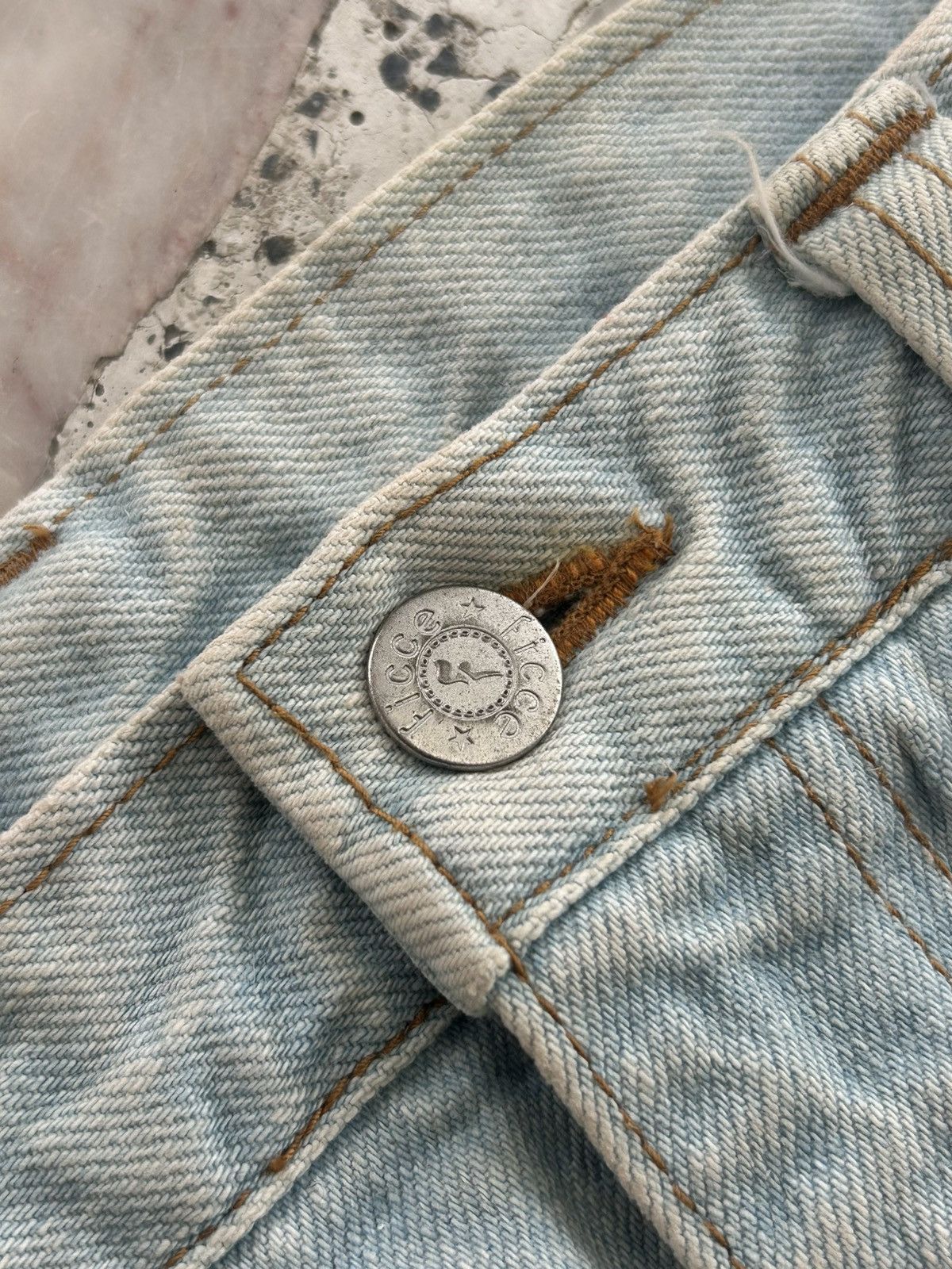 Japanese Brand Ficce Jeans Japan Vintage Denim Size US 32 / EU 48 - 6 Thumbnail
