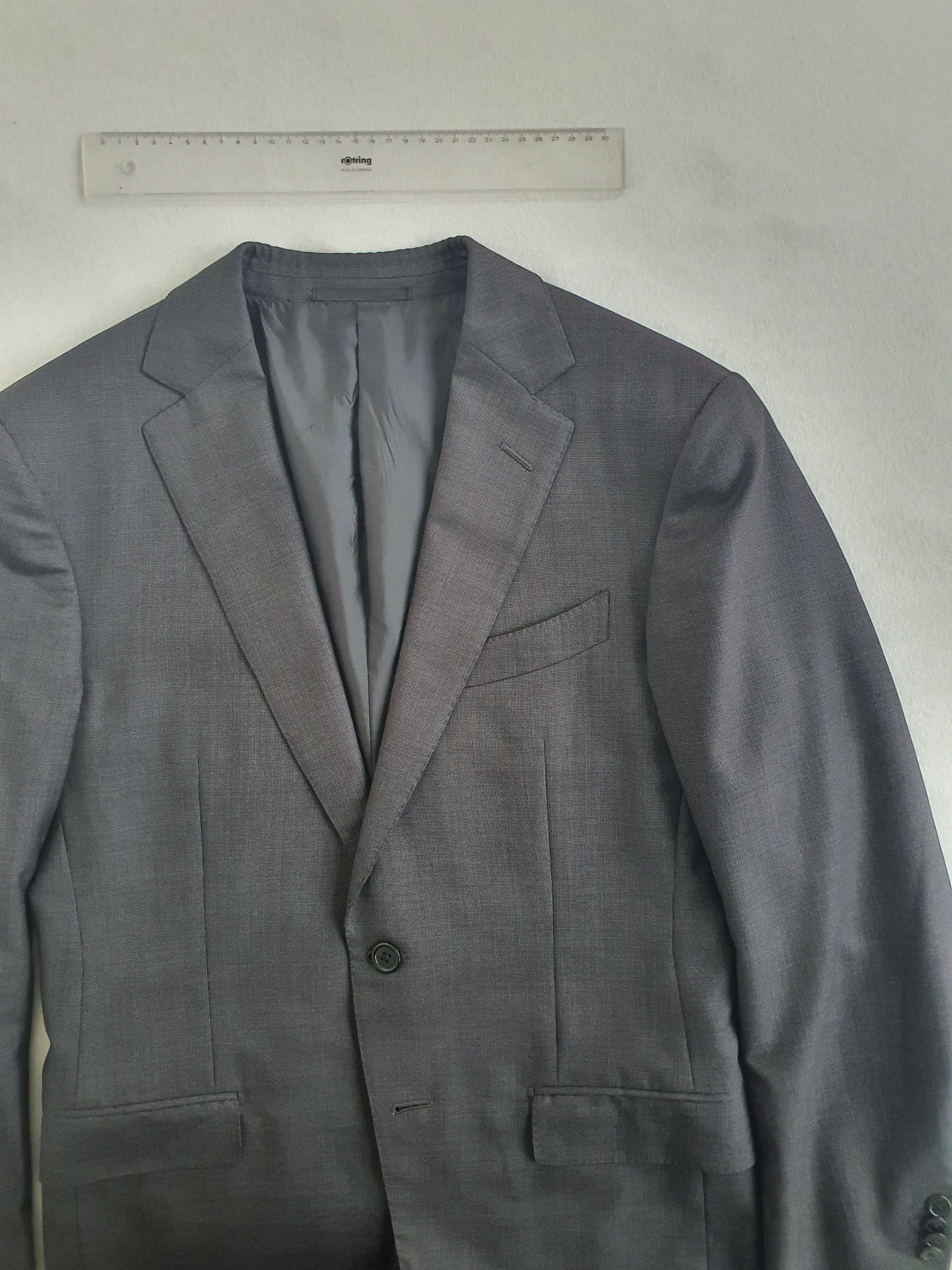 Ermenegildo Zegna ''15 MILMIL 15'' Sports Coat Suit Jacket - Gray Puppytooth Size 38S - 3 Thumbnail