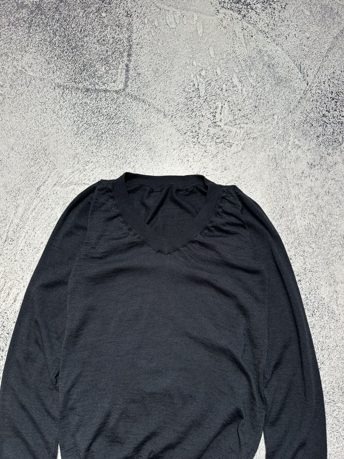 Brunello Cucinelli $1020 Brunello Cucinelli Cashmere/Silk V-Neck Sweater Jumper Size XS / US 0-2 / IT 36-38 - 3 Thumbnail