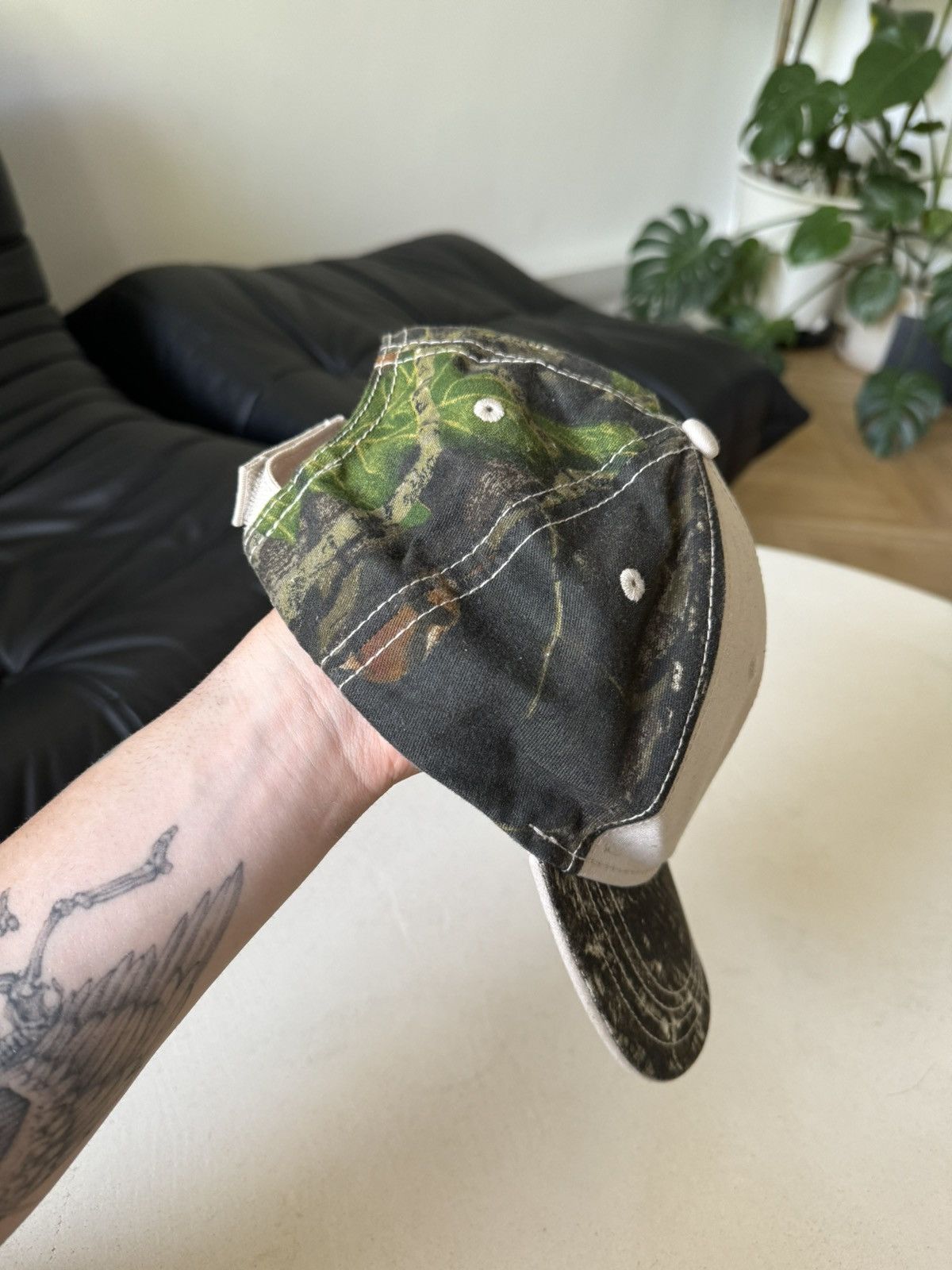 Vintage Dodge RAM Hat Mesh Camo Cap Hat Real Tree Racing Vintage Y2k Size ONE SIZE - 3 Thumbnail