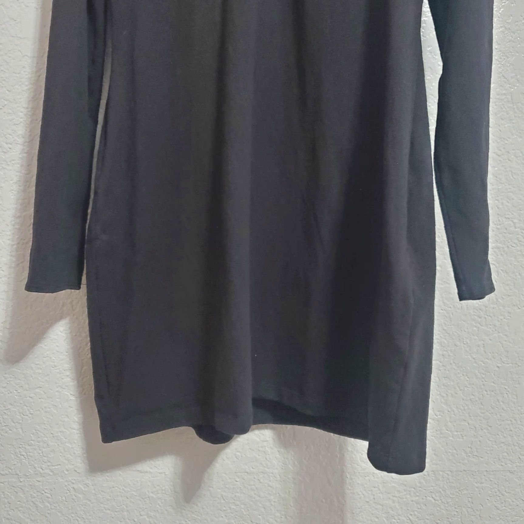 Reformation Reformation Jeans Dress Women XL Black Long Sleeve Organic Cotton Stretch Casual Size XL / US 12-14 / IT 48-50 - 7 Thumbnail