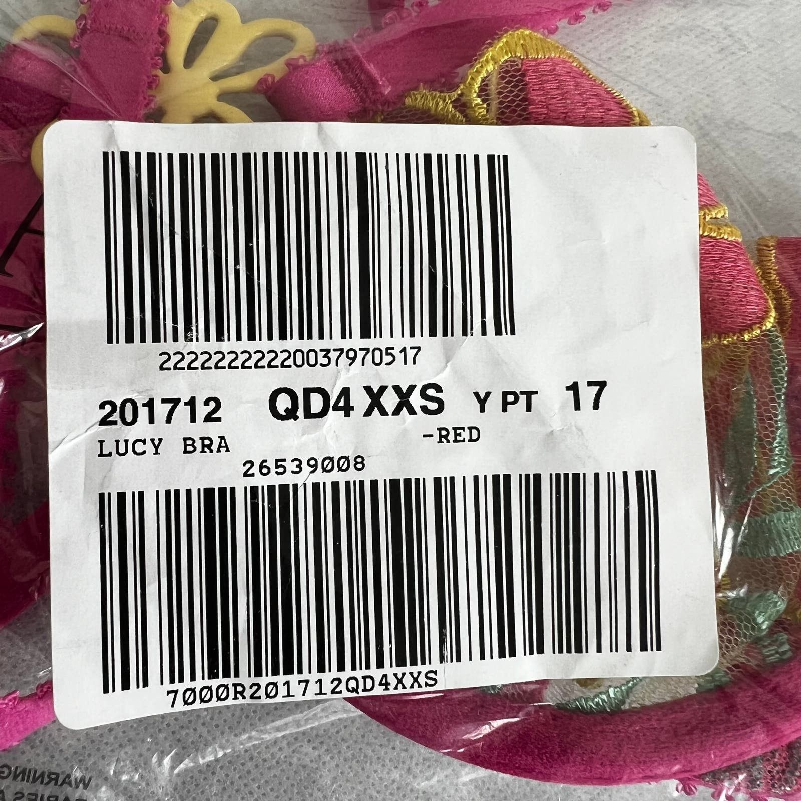 Victoria's Secret For LOVE & LEMONS Lucy Monowire Bra w/ Tag, XXS Size ONE SIZE - 5 Thumbnail