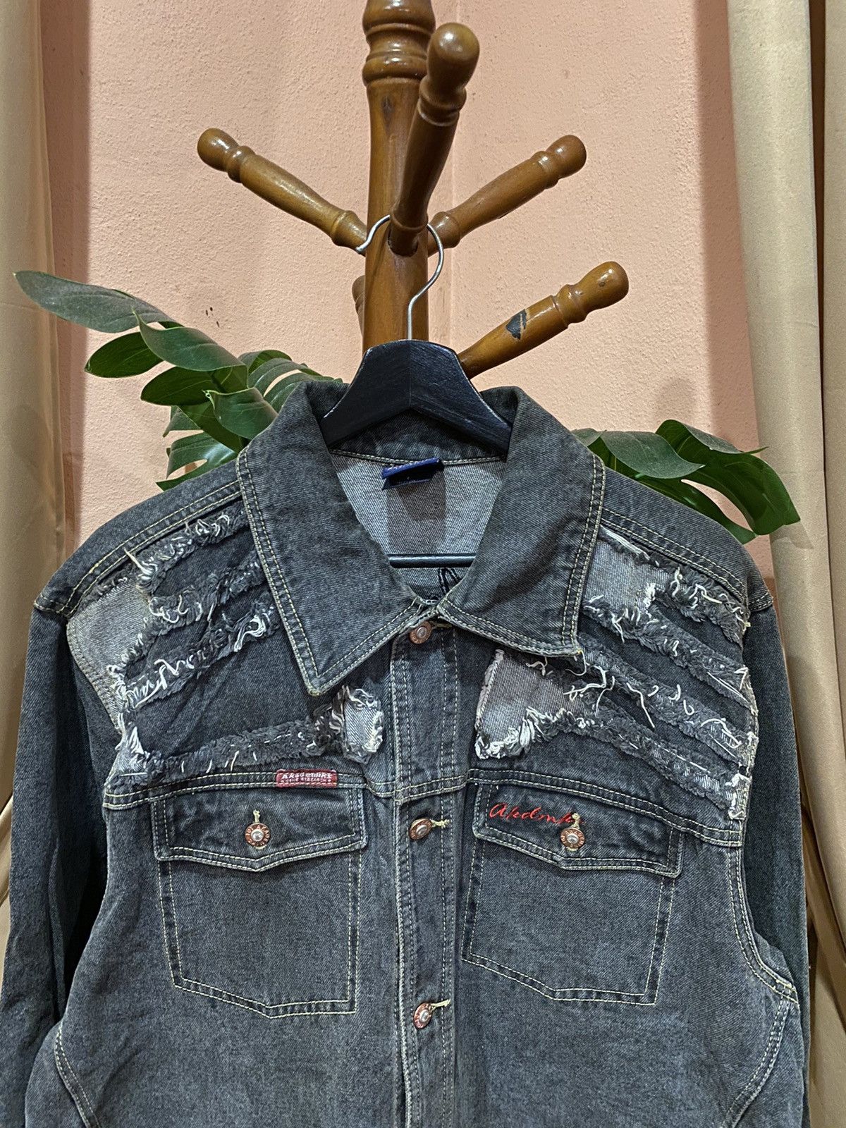 Akademiks VINTAGE Y2K AKADEMIKS DENIM JACKET Size US L / EU 52-54 / 3 - 8 Thumbnail