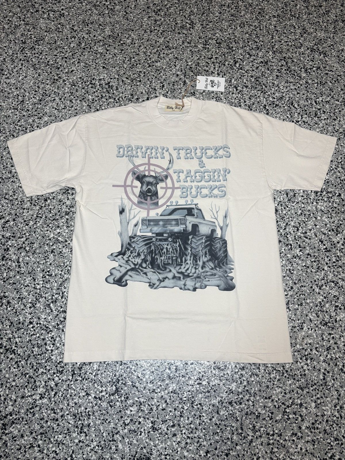 Billy Hill 2023 Billy Hill Cream “Taggin’ Bucks” T-Shirt Size L Size US L / EU 52-54 / 3 - 1 Thumbnail
