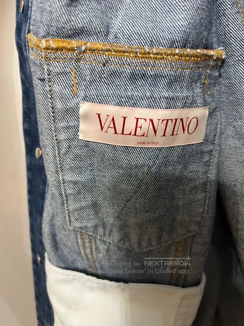 Valentino Valentino Printed denim jacket Size US XL / EU 56 / 4 - 4 Thumbnail
