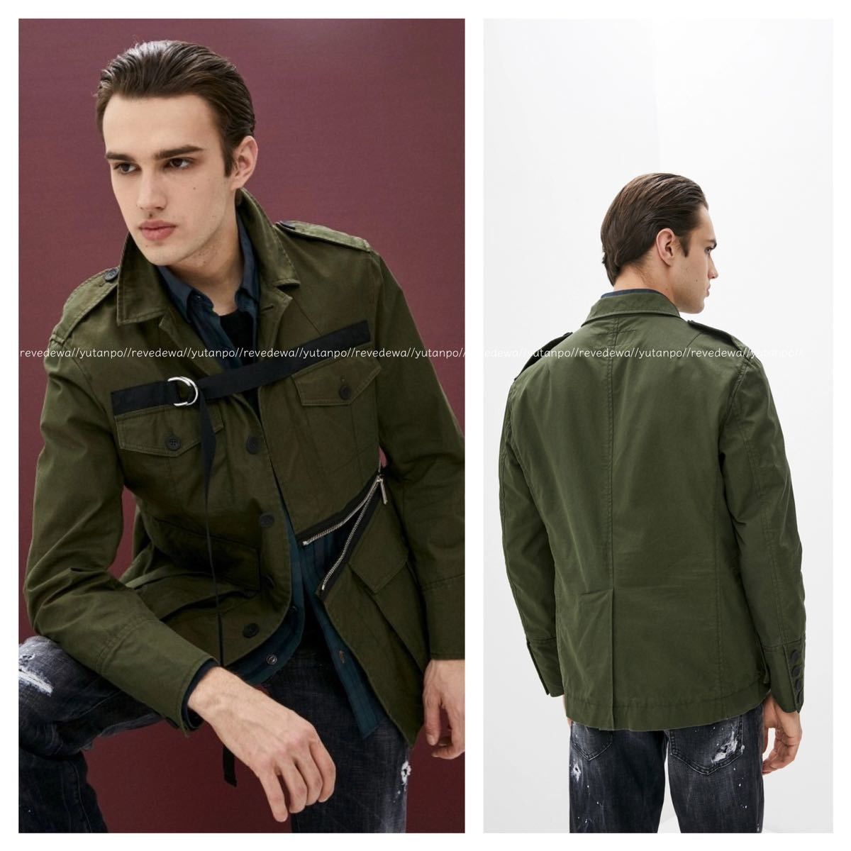 Genuine New Unused Dsquared TWILL FIELD Multi-Pocket