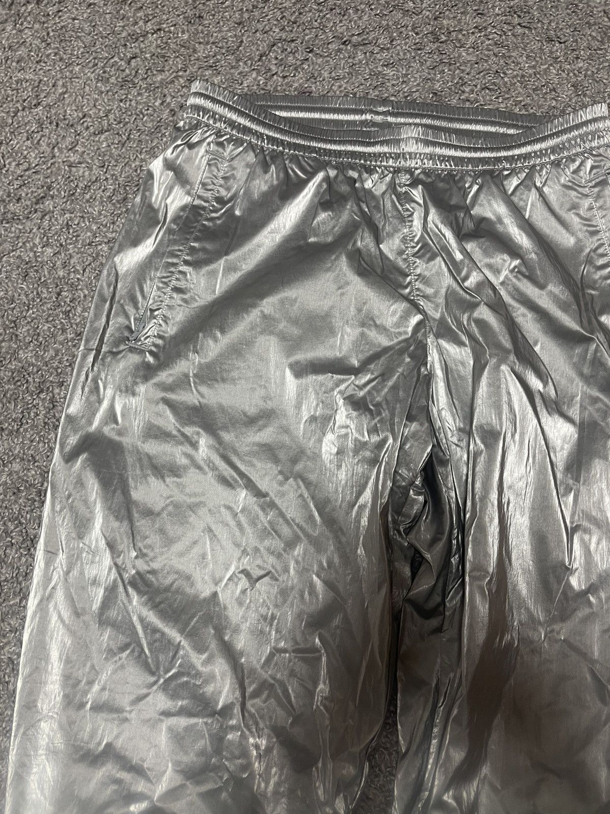 Adidas Adidas Originals Metallic Silver Big Logo Pants Size M NEW Size US 32 / EU 48 - 6 Thumbnail