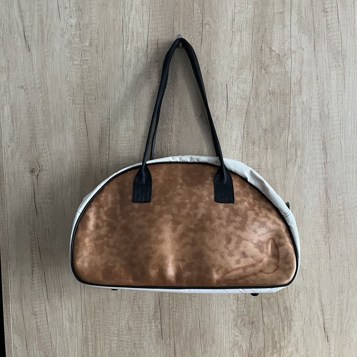Zirkeltraining Shoulder Bag Real Leather Recycled Gym Mat