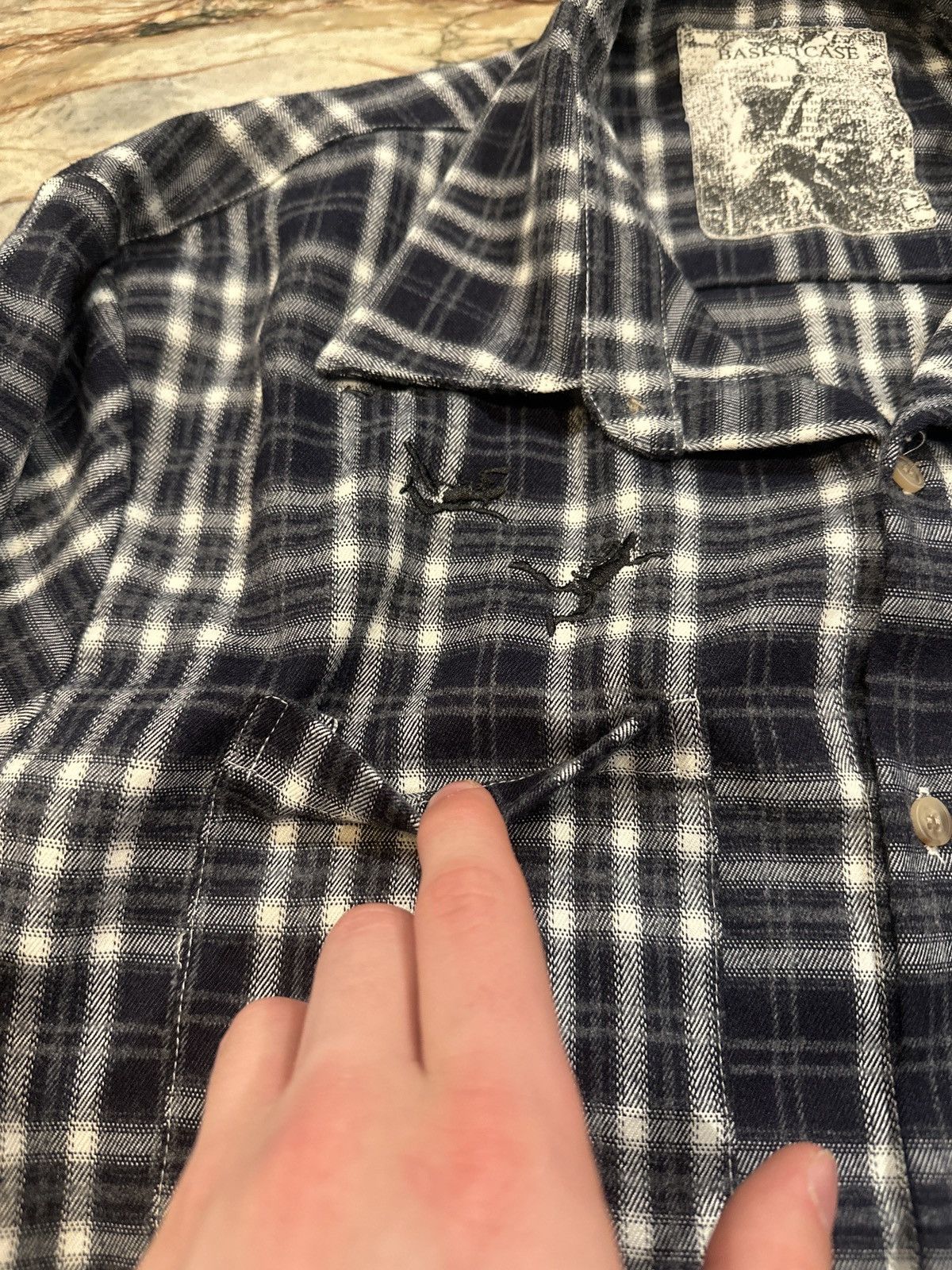 basketcase gallery Navy blue Basketcase Gallery Flannel Size US M / EU 48-50 / 2 - 3 Thumbnail