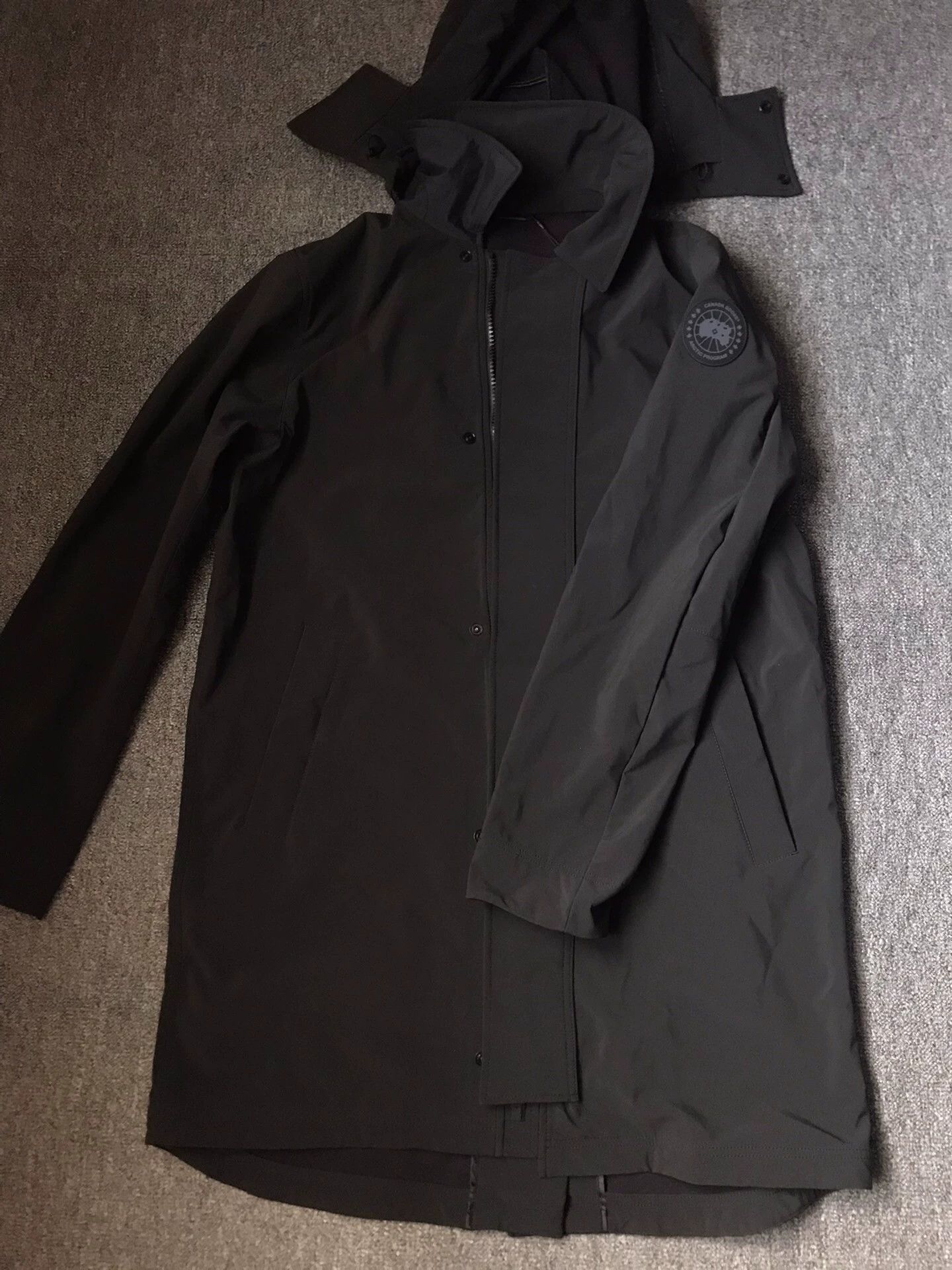 Canada Goose Canada Goose Black Label Mid-Length Black Windbreaker L Size US L / EU 52-54 / 3 - 3 Thumbnail