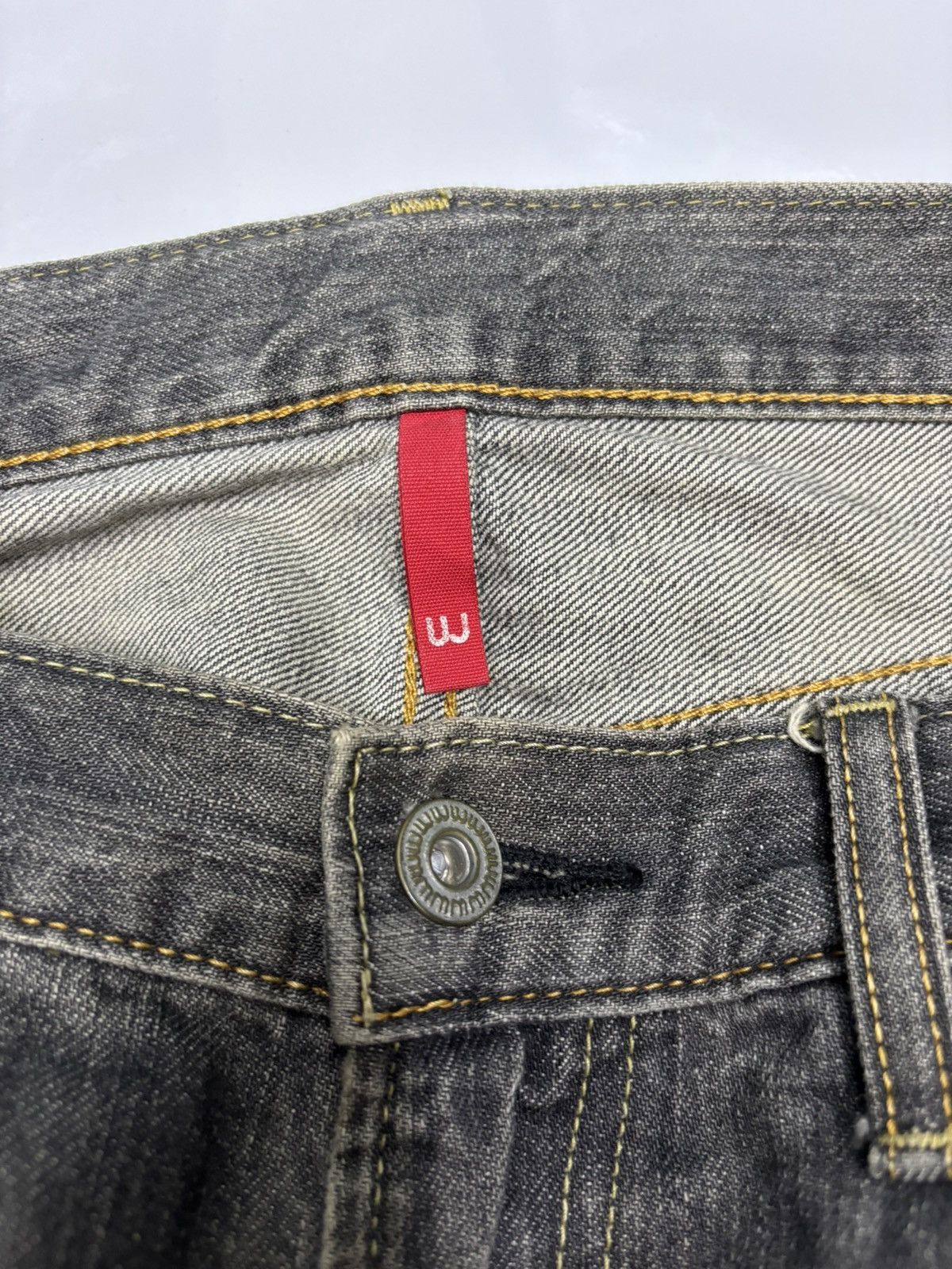 Undercover 🔥VINTAGE S-002 MUD WASH DISTRESSED DENIM UNDERCOVER STYLE Size US 33 - 12 Thumbnail