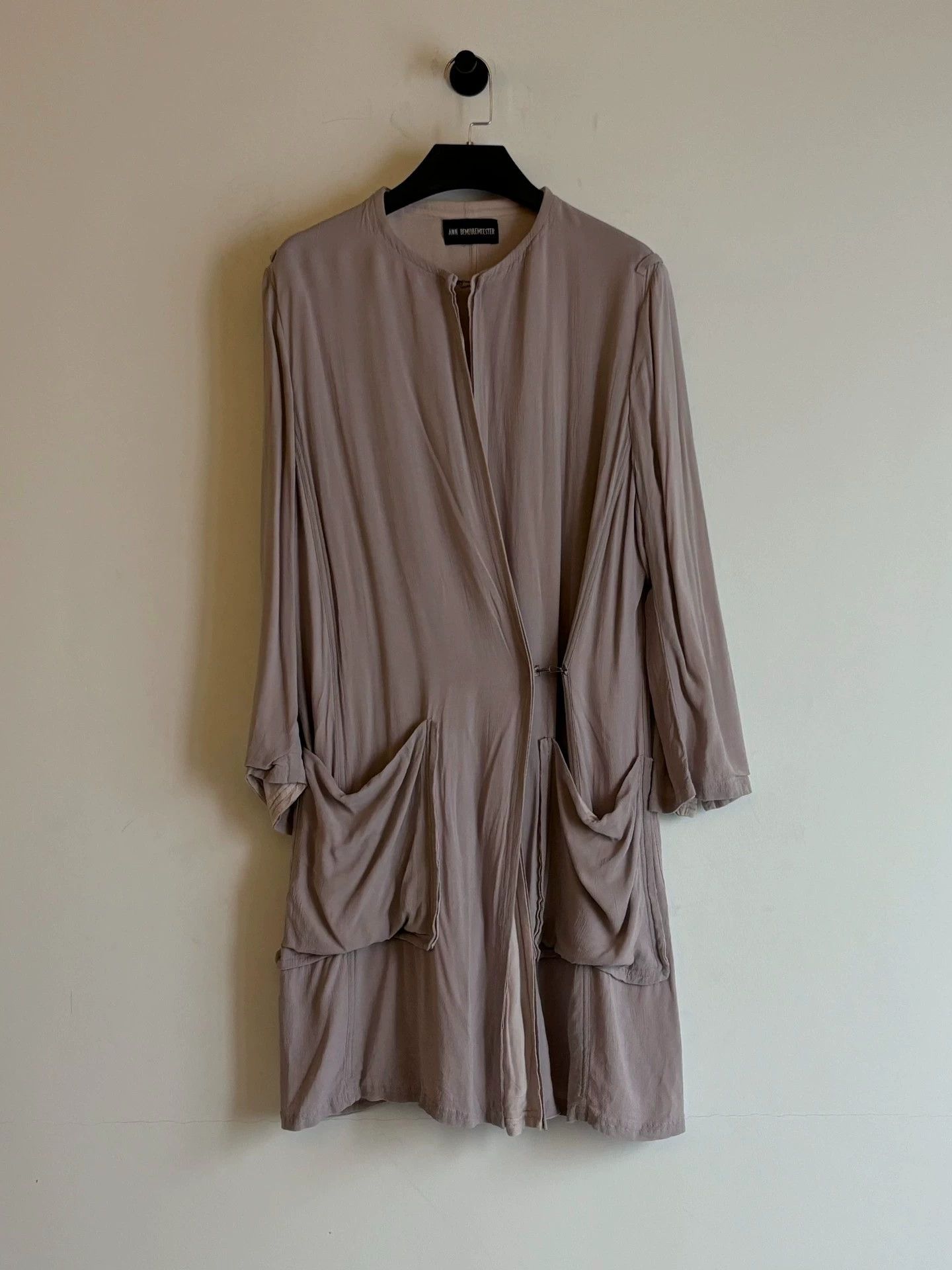 Ann Demeulemeester AD Vintage Muted Purple Lightweight Trench 38 Size XS / US 0-2 / IT 36-38 - 1 Thumbnail