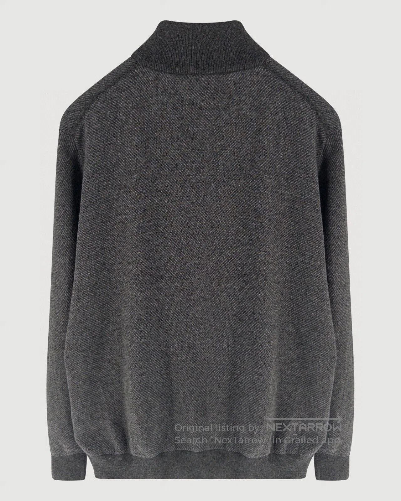 Loro Piana Loro Piana Gray Cashmere Roadster Sweater. Size US L / EU 52-54 / 3 - 5 Thumbnail
