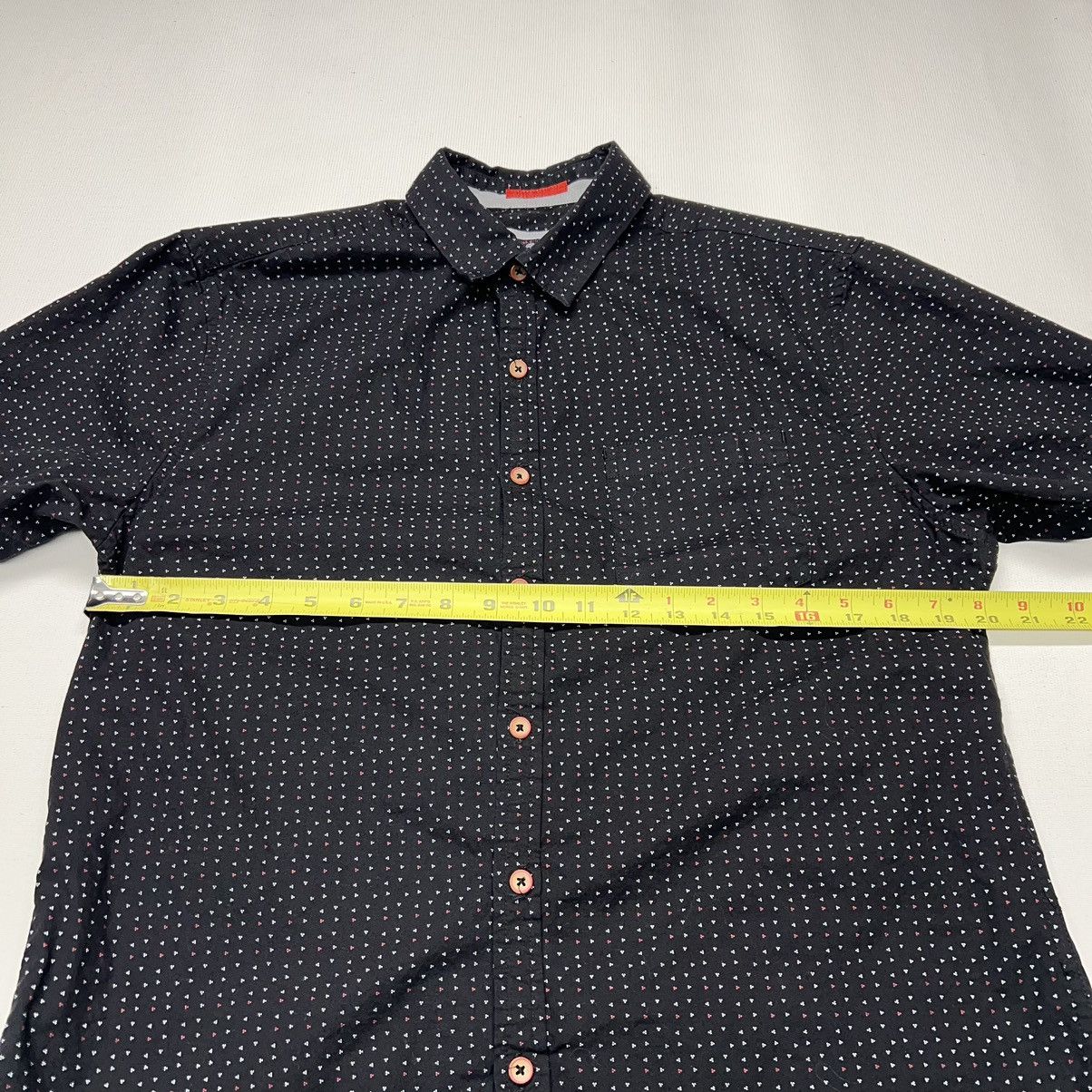 Other Across The Pond Shirt Black Button Up Short Sleeve Print Size US M / EU 48-50 / 2 - 16 Thumbnail