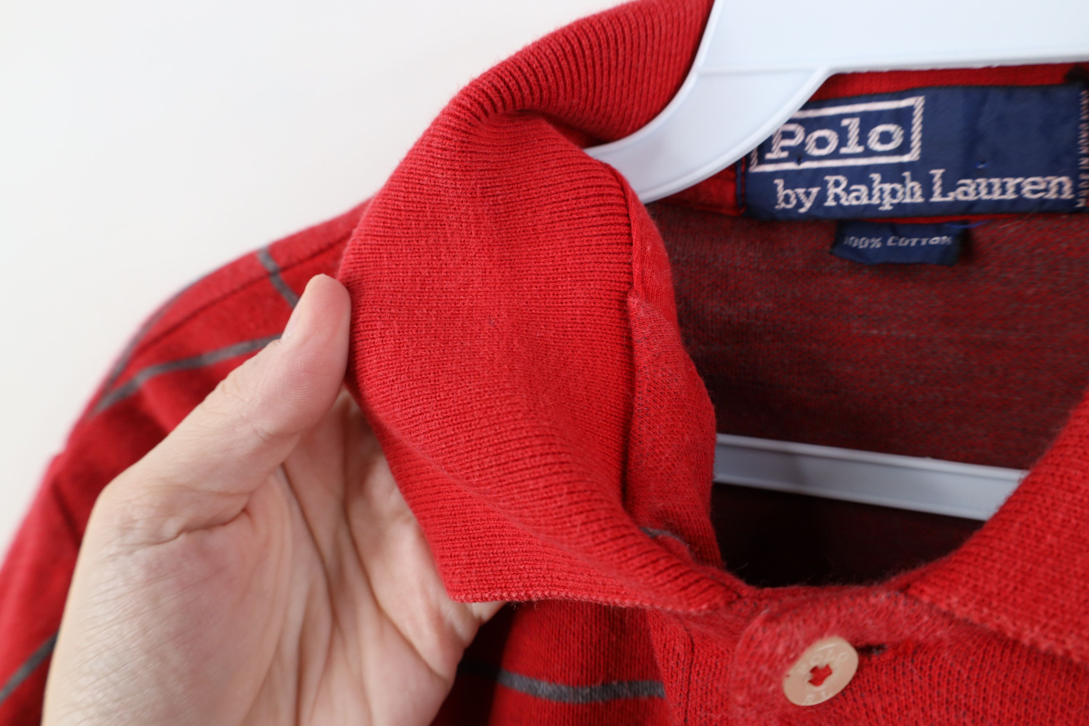 Ralph Lauren Vintage 90s Ralph Lauren Cotton Touch Polo Shirt Red Plaid Size US S / EU 44-46 / 1 - 10 Thumbnail
