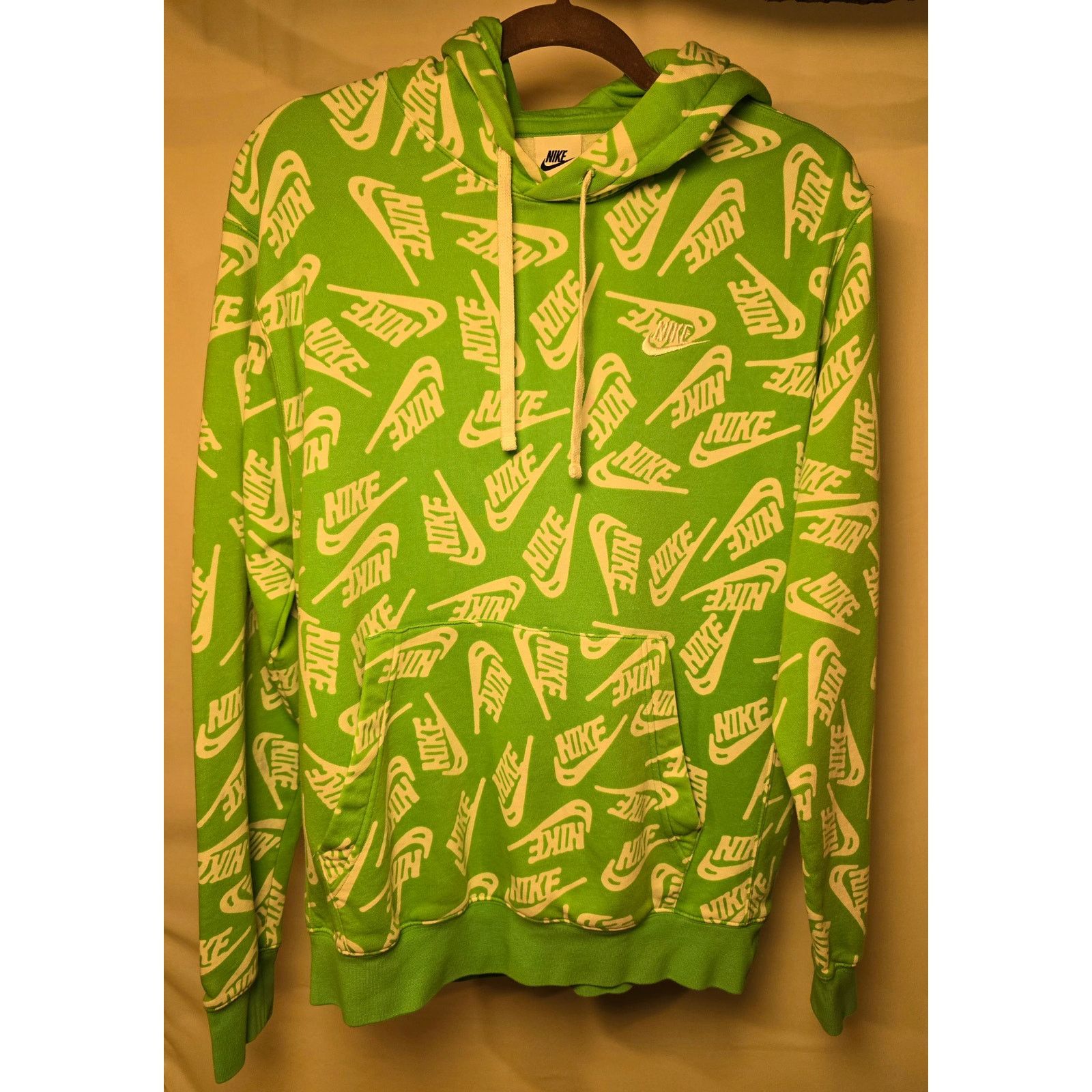 Nike Vintage 2000s Nike Swoosh Logo Hoodie Size US S / EU 44-46 / 1 - 1 Thumbnail