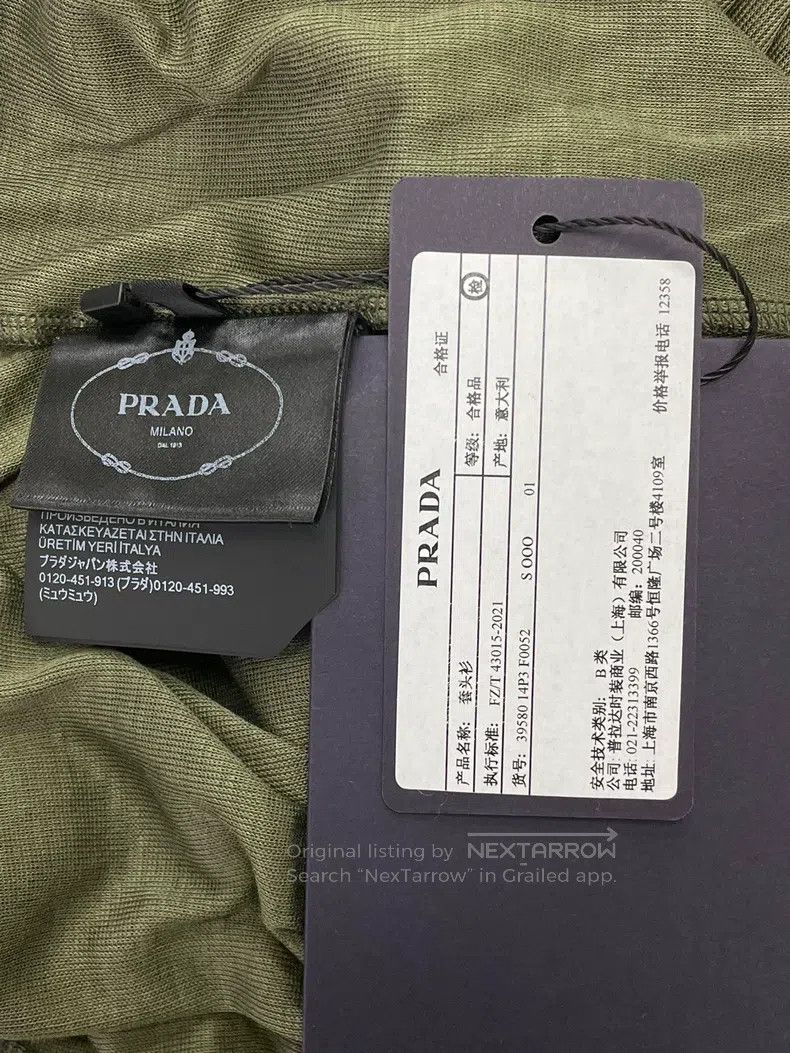 Prada Prada Green bottom long sleeves Size US XS / EU 42 / 0 - 5 Thumbnail