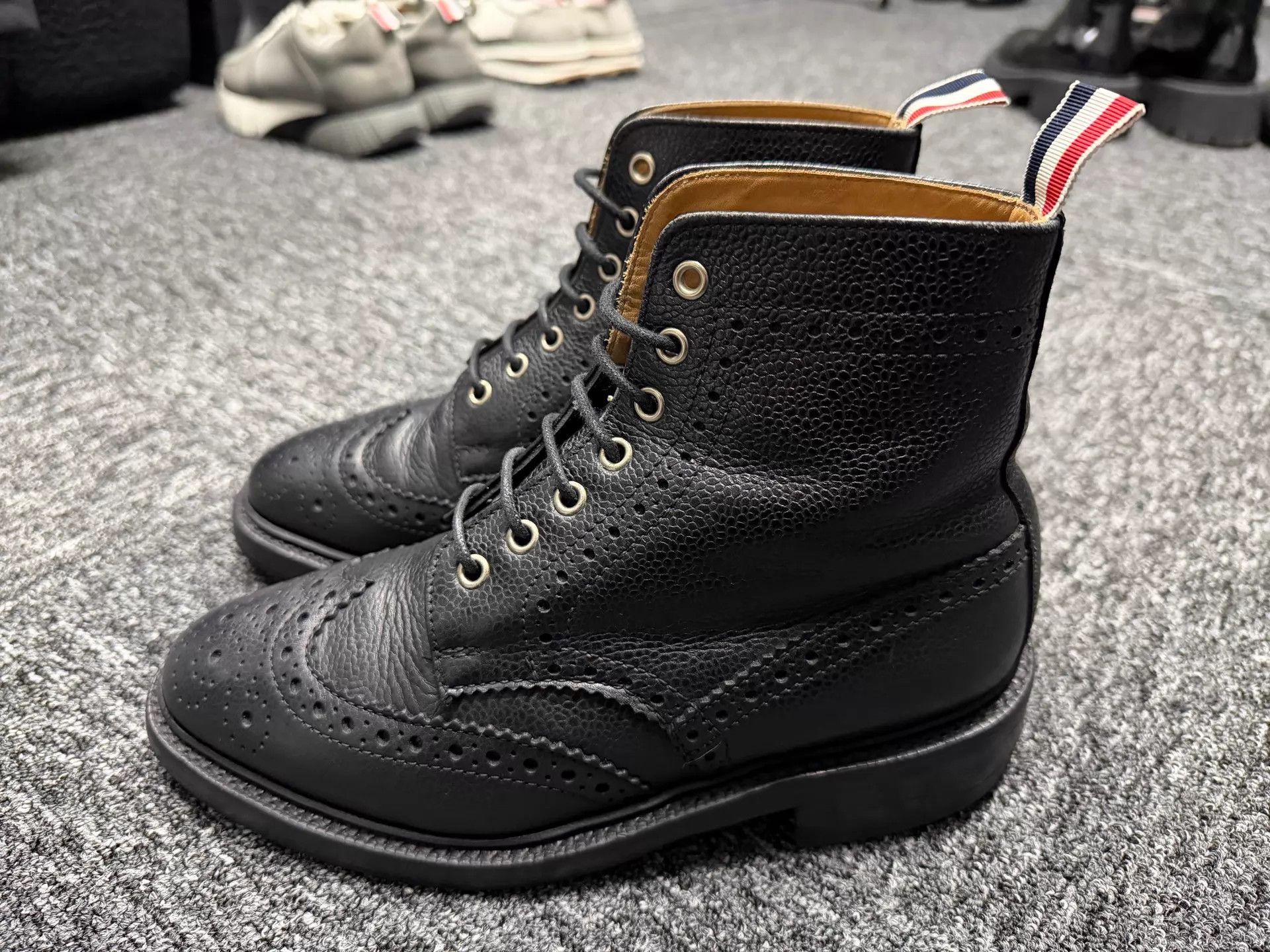 Thom Browne Thom Browne Men's Classic Brogue High-Top Boots US7 Size US 7 / EU 40 - 2 Thumbnail